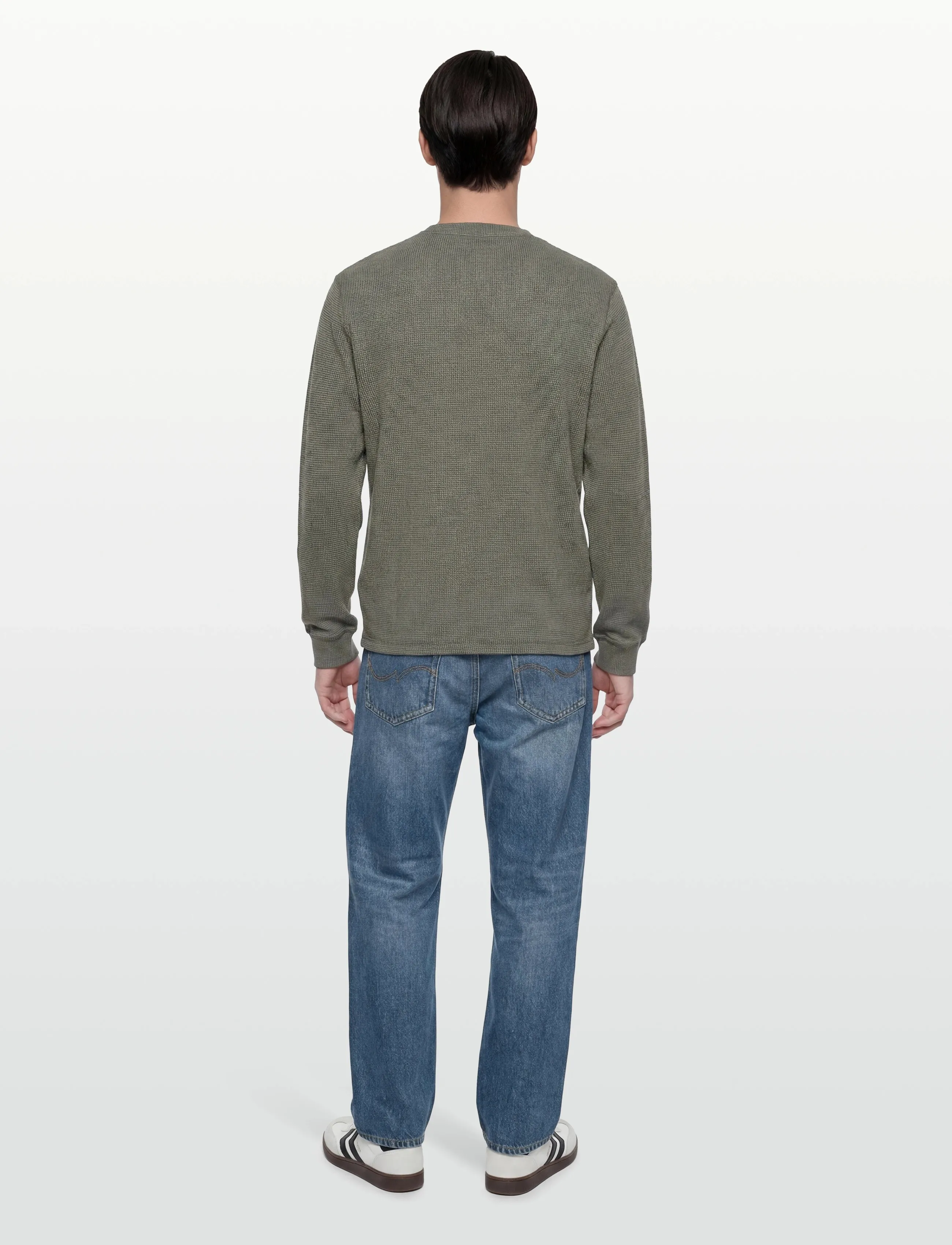 MCS - COLT REG COT WAF MCS M TEE LS - knitted polos - beetle - 0