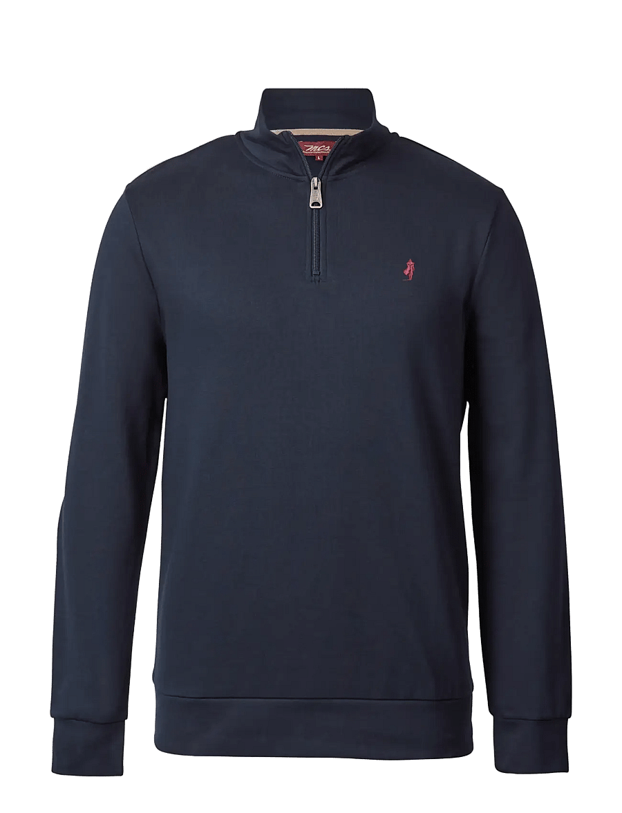MCS - CLEMENT REG HZ COT MCS M SWEAT - sporta džemperi - dark sapphire - 1