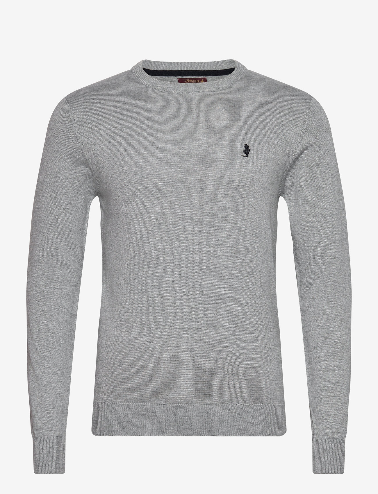 MCS - ELLISON REG CW COT MCS M KNIT - rundhals - greymelange - 0