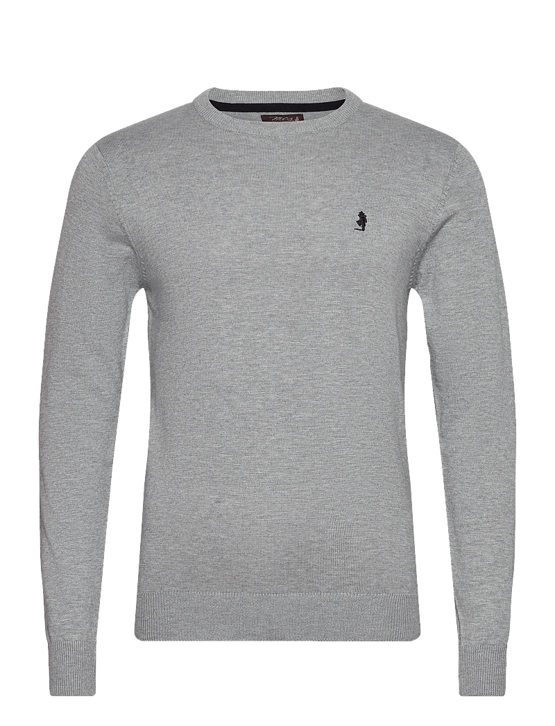 MCS - ELLISON REG CW COT MCS M KNIT - rundhals - greymelange - 0