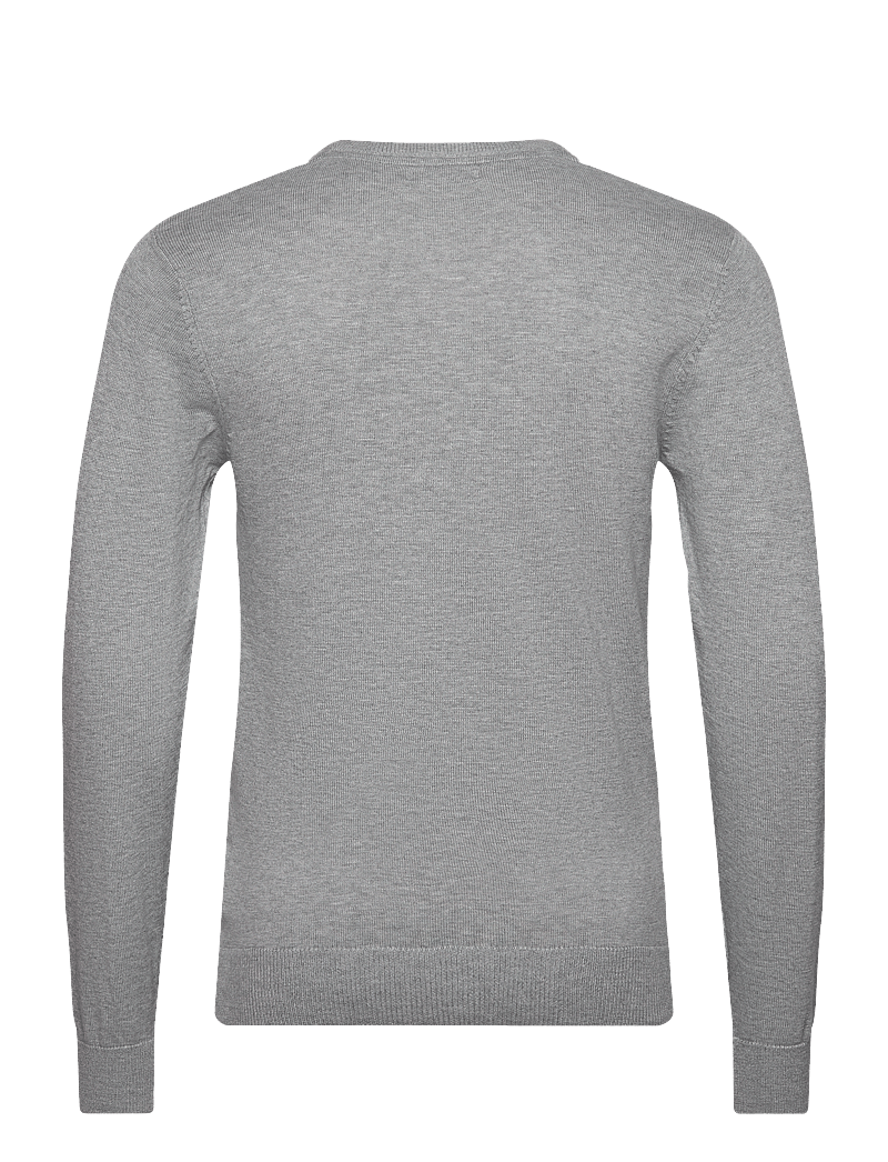 MCS - ELLISON REG CW COT MCS M KNIT - rundhals - greymelange - 1