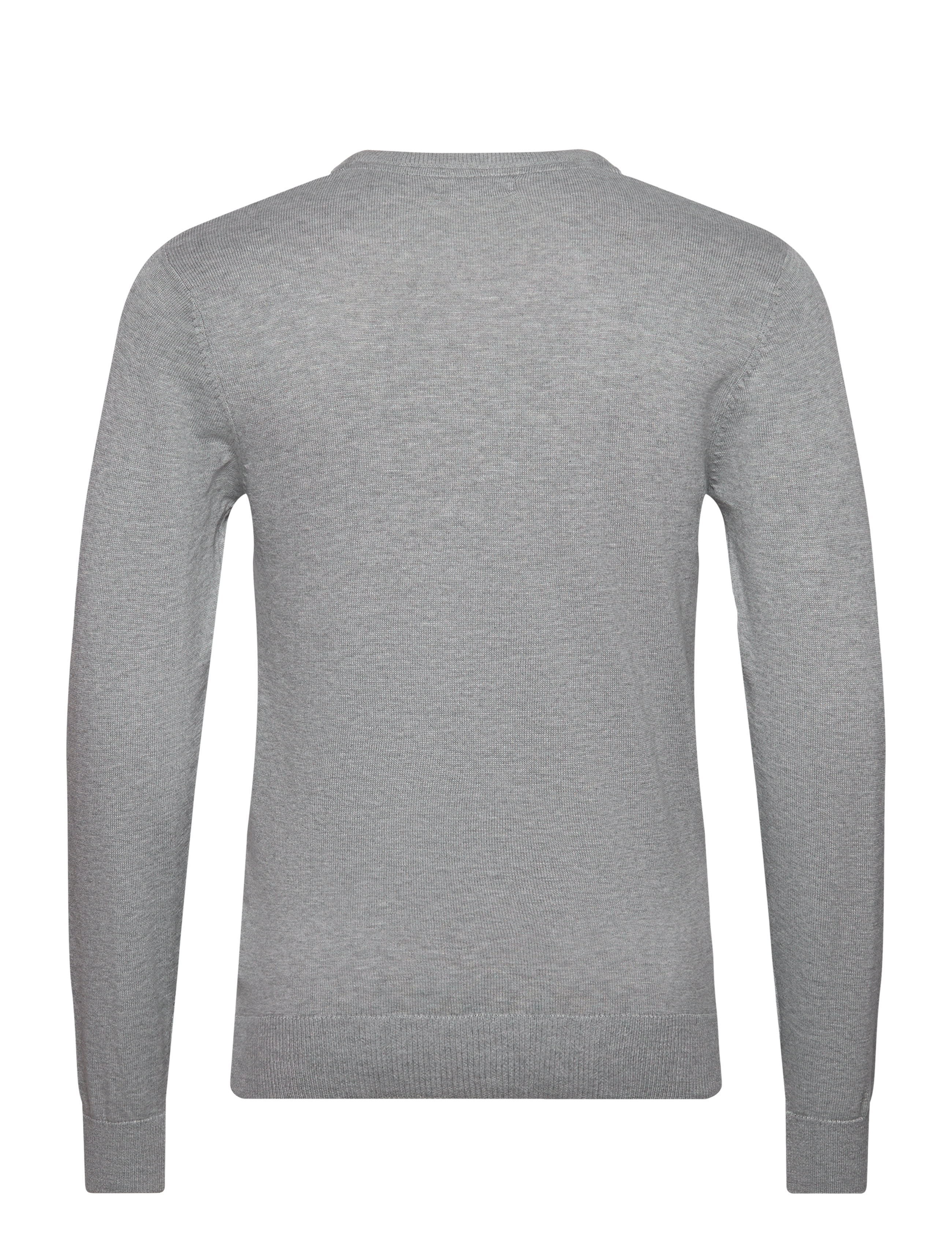 MCS - ELLISON REG CW COT MCS M KNIT - round necks - greymelange - 1