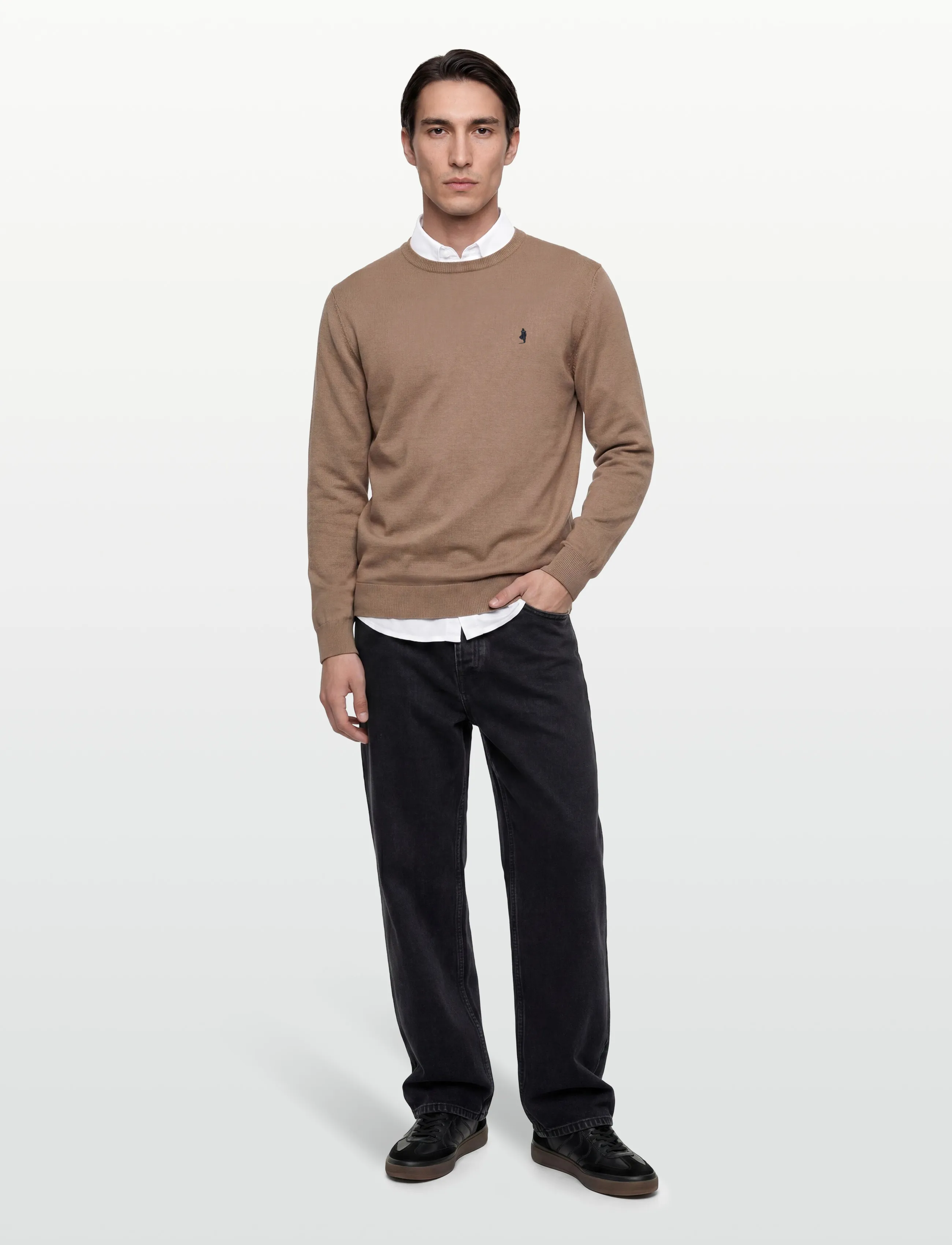 MCS - ELLISON REG CW COT MCS M KNIT - trøjer - silver mink - 0