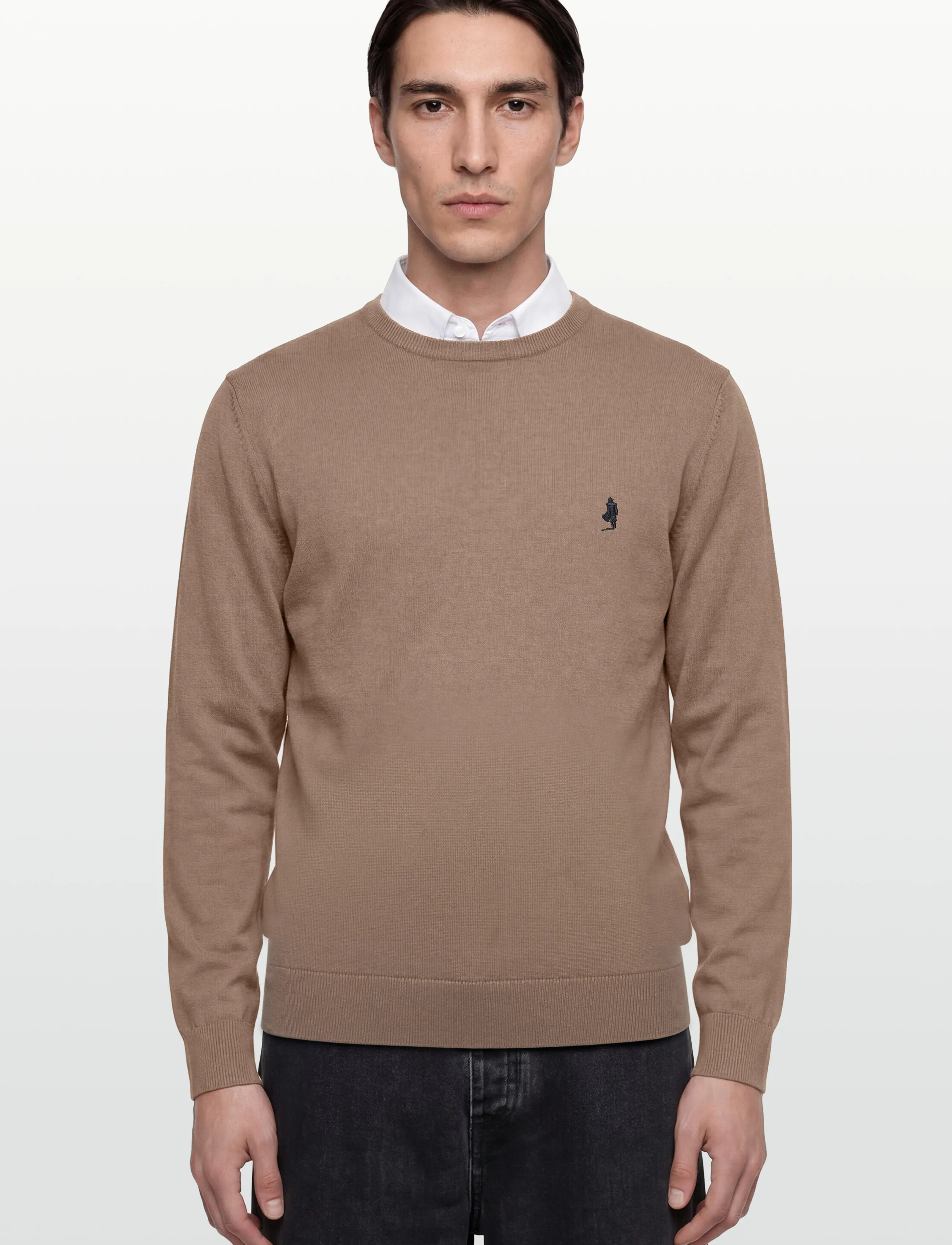 MCS - ELLISON REG CW COT MCS M KNIT - trøjer - silver mink - 3