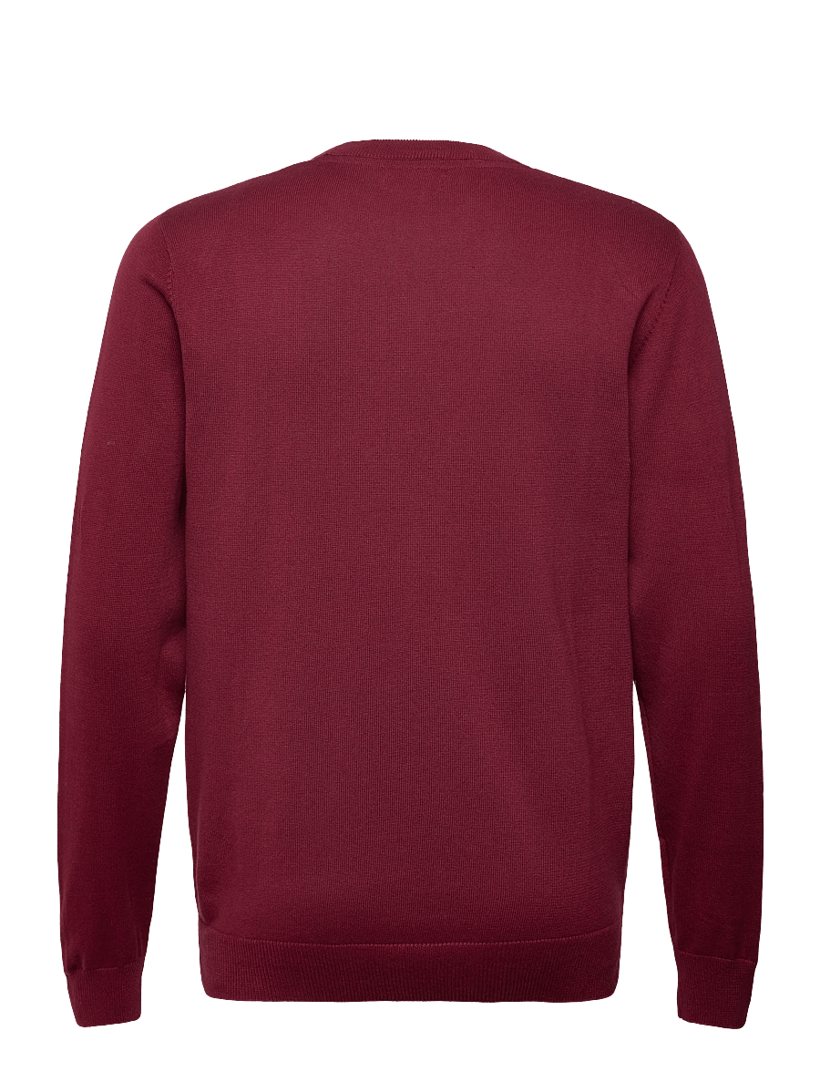 MCS - ELLISON REG CW COT MCS M KNIT - rundhalsad - zinfandel - 1