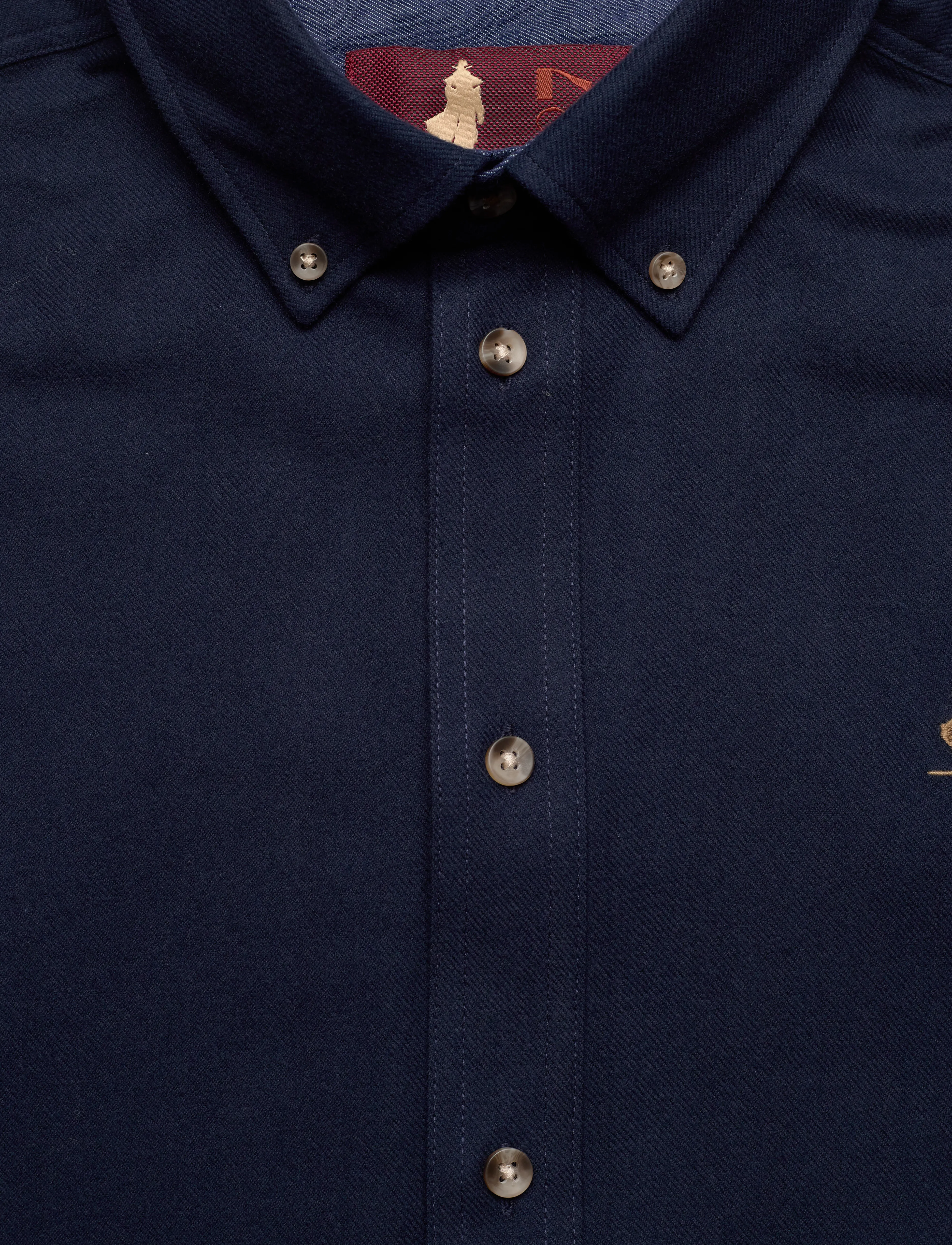 MCS - TOM REG COT PE MCS M SHIRT - fløjlsskjorter - 19-4020tcx dark sapphire - 2