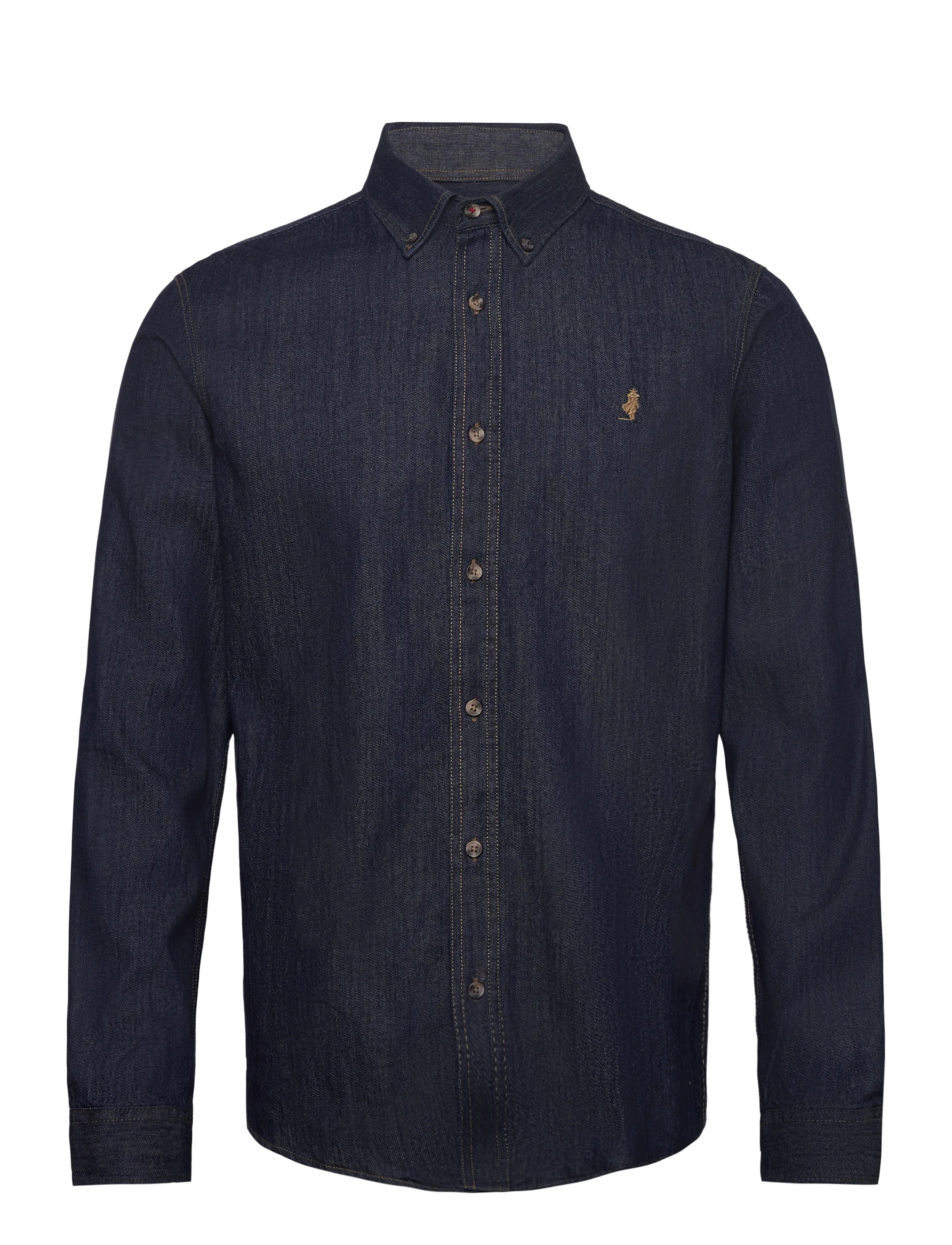 MCS Tim Reg Cot Mcs M Shirt Navy - S - Herren