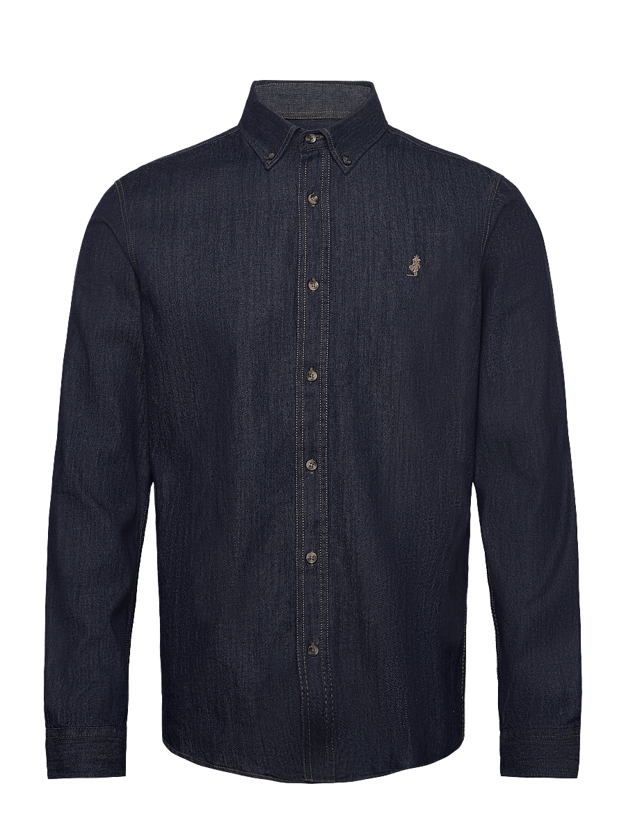 MCS - TIM REG COT MCS M SHIRT - jeanshemden - dark denim - 1