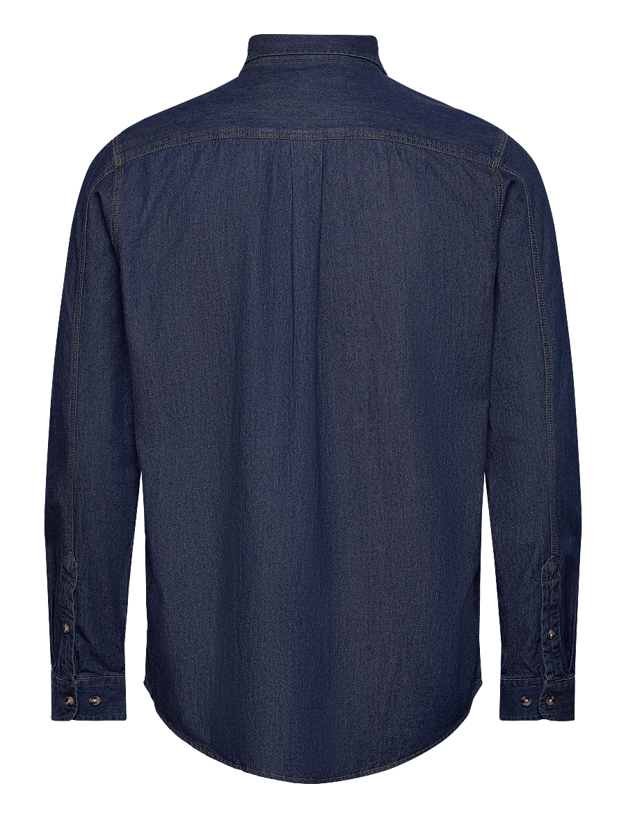 MCS - TIM REG COT MCS M SHIRT - denimskjorter - denim - 1