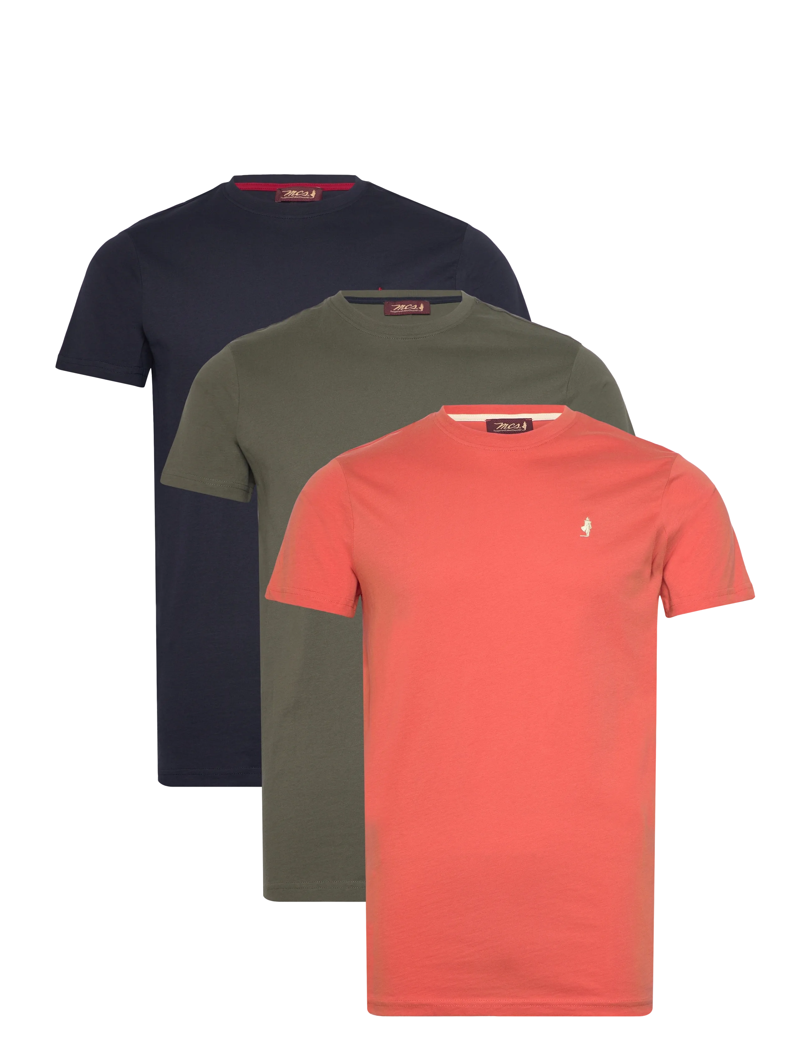 MCS OHIO REG COT 3PK MCS M TEE - MCS - ARABESQUE/BEETLE/DARKSAPPHIRE / khaki/green