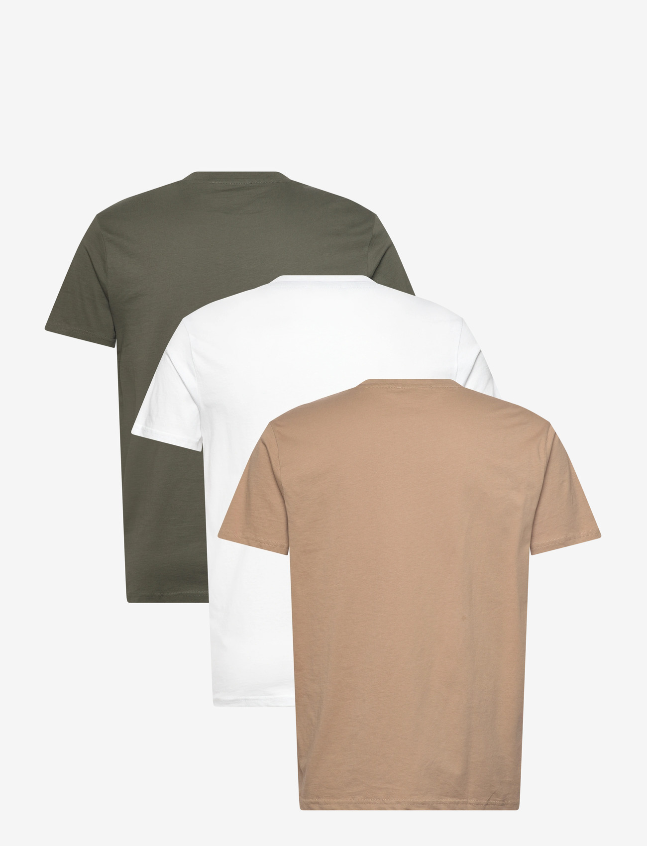 MCS - OHIO REG COT 3PK MCS M TEE - efterårstøj - beetle/silvermink/white - 1