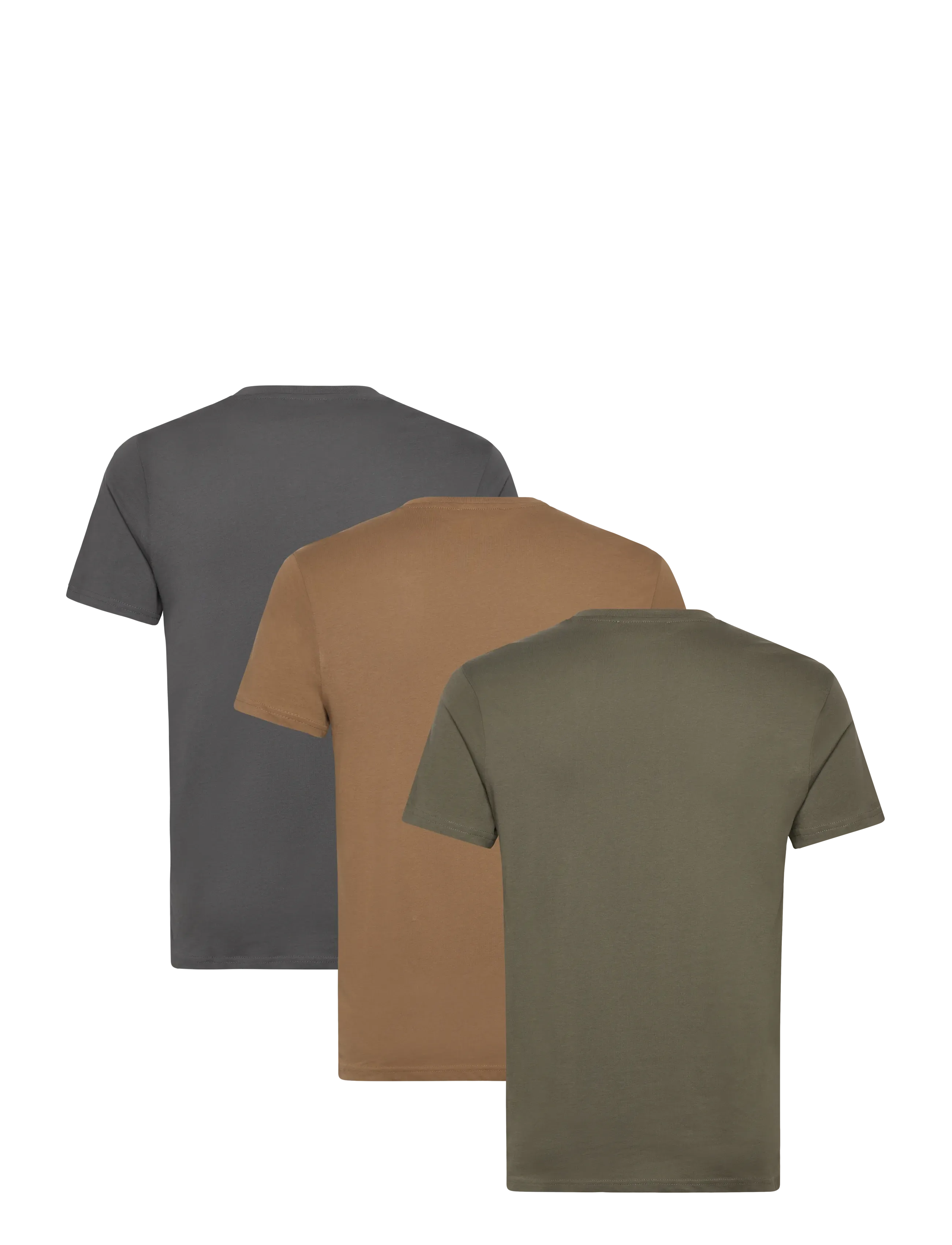 MCS - OHIO REG COT 3PK MCS M TEE - basic t-shirts - irongate/otter/beetle - 1