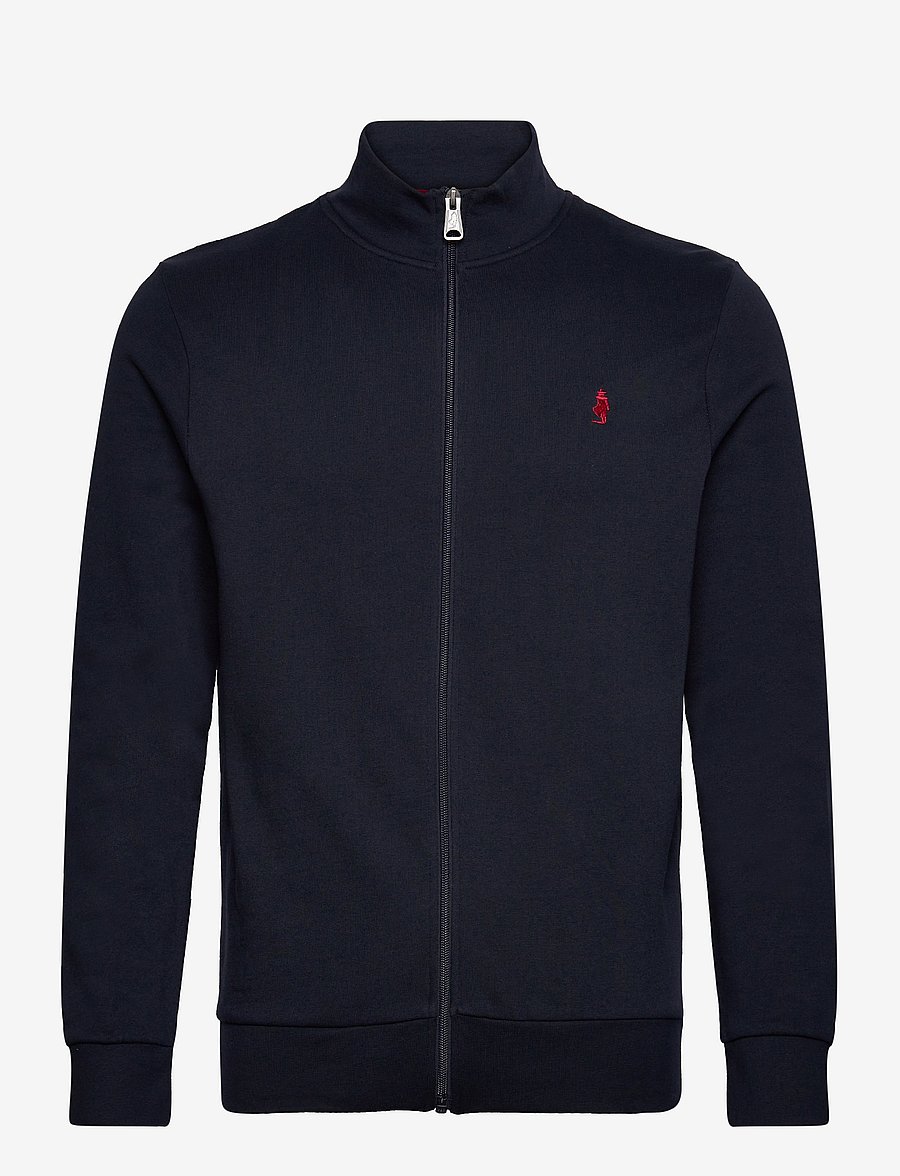 MCS - JONES REG FZ COT MCS M SW - pullover mit durchgehendem reißverschluss - dark sapphire - 0