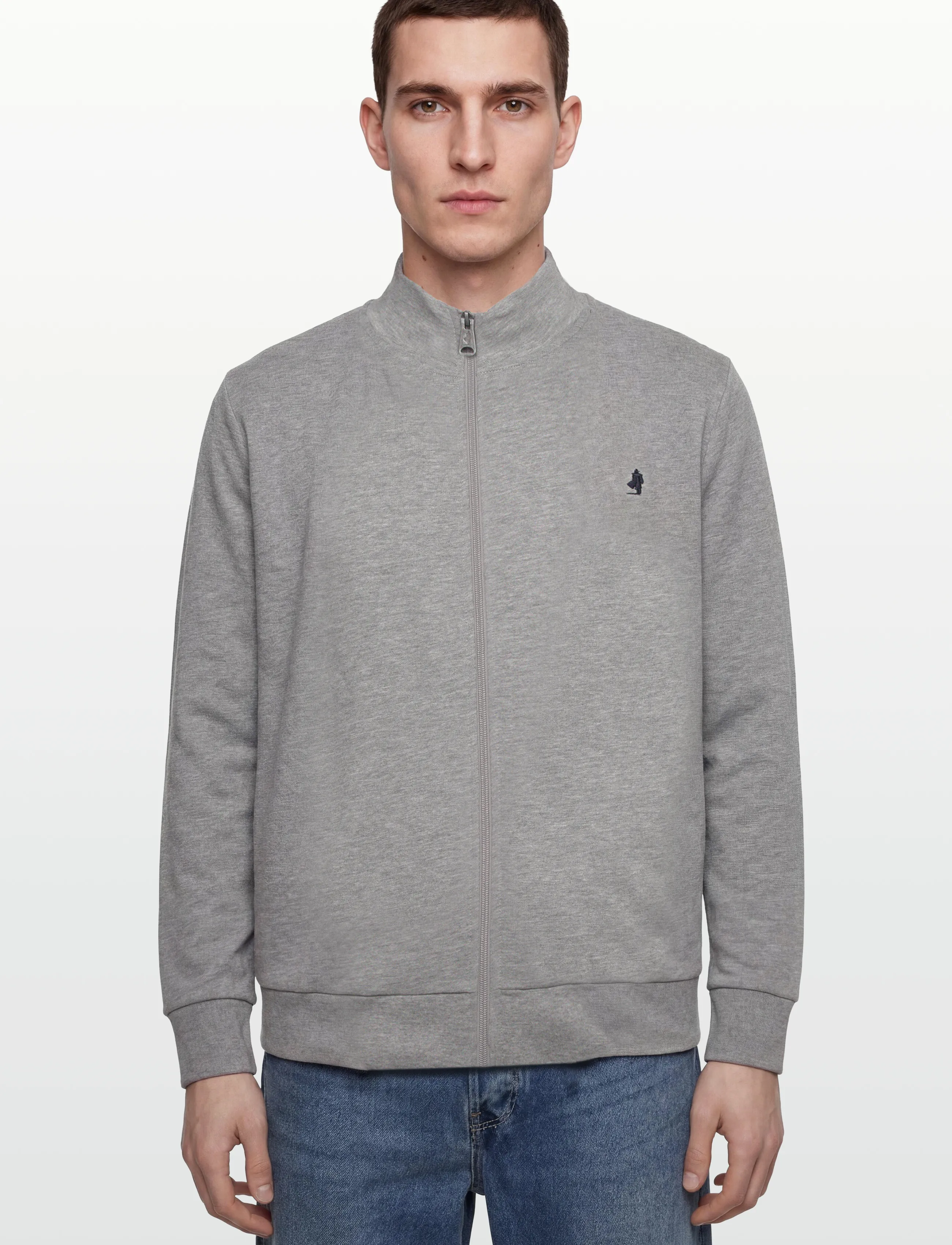 MCS - JONES REG FZ COT MCS M SW - sweatshirts - grey mÉlange - 3