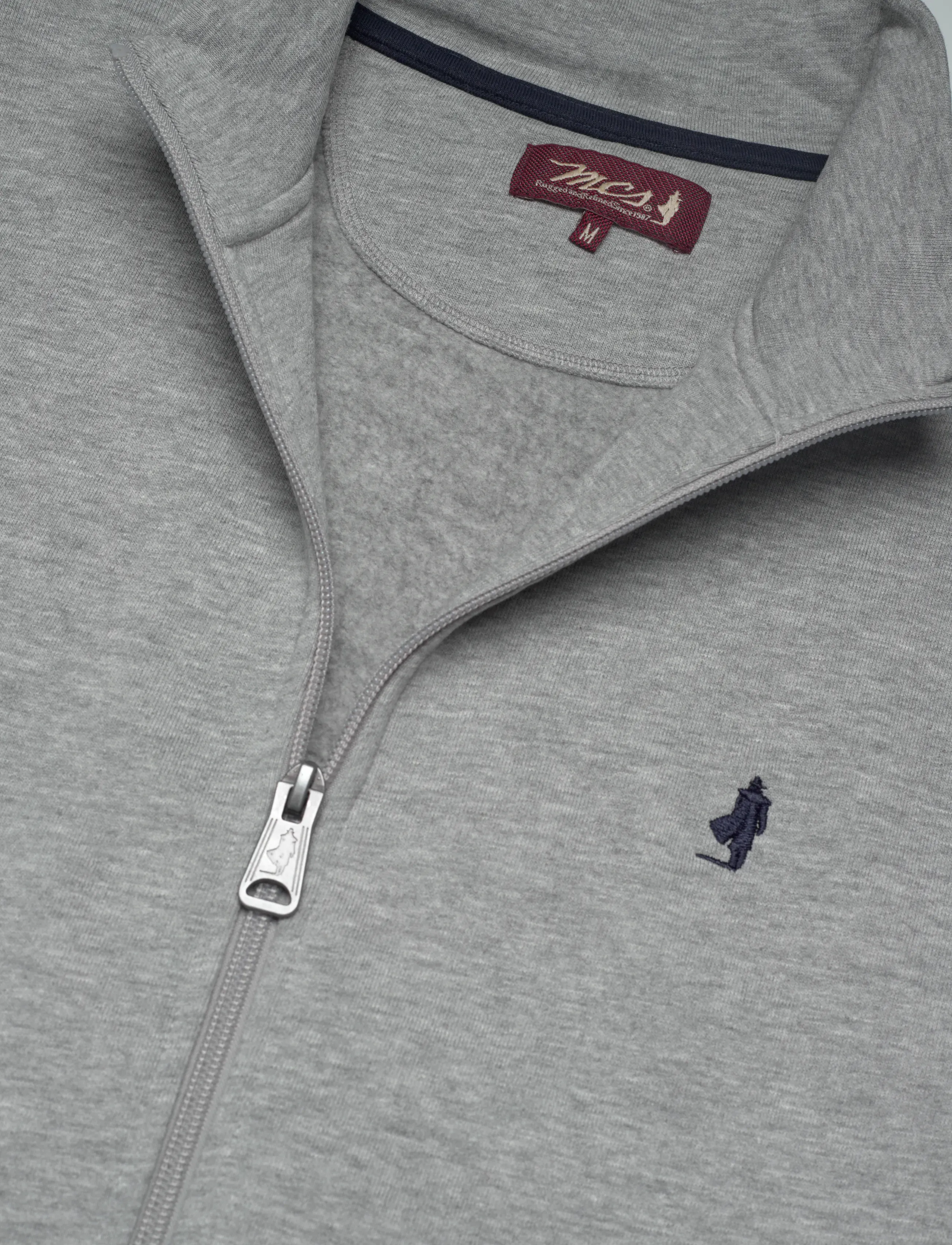 MCS - JONES REG FZ COT MCS M SW - sweatshirts - grey mÉlange - 5