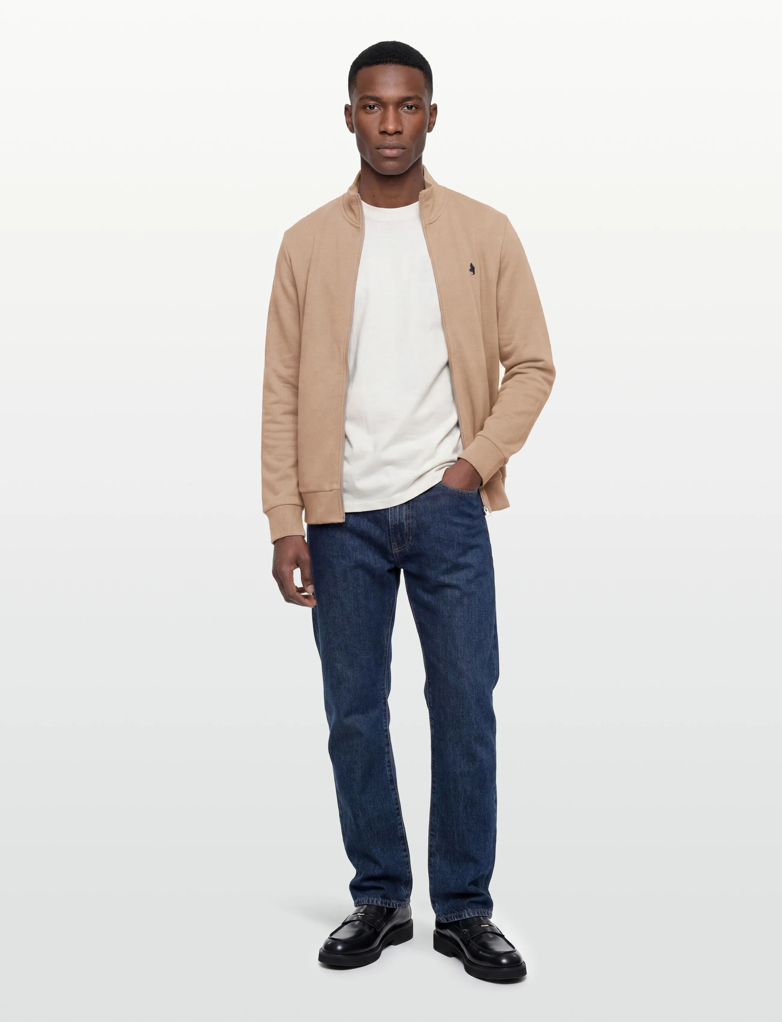 MCS - JONES REG FZ COT MCS M SW - sweatshirts - silver mink - 0
