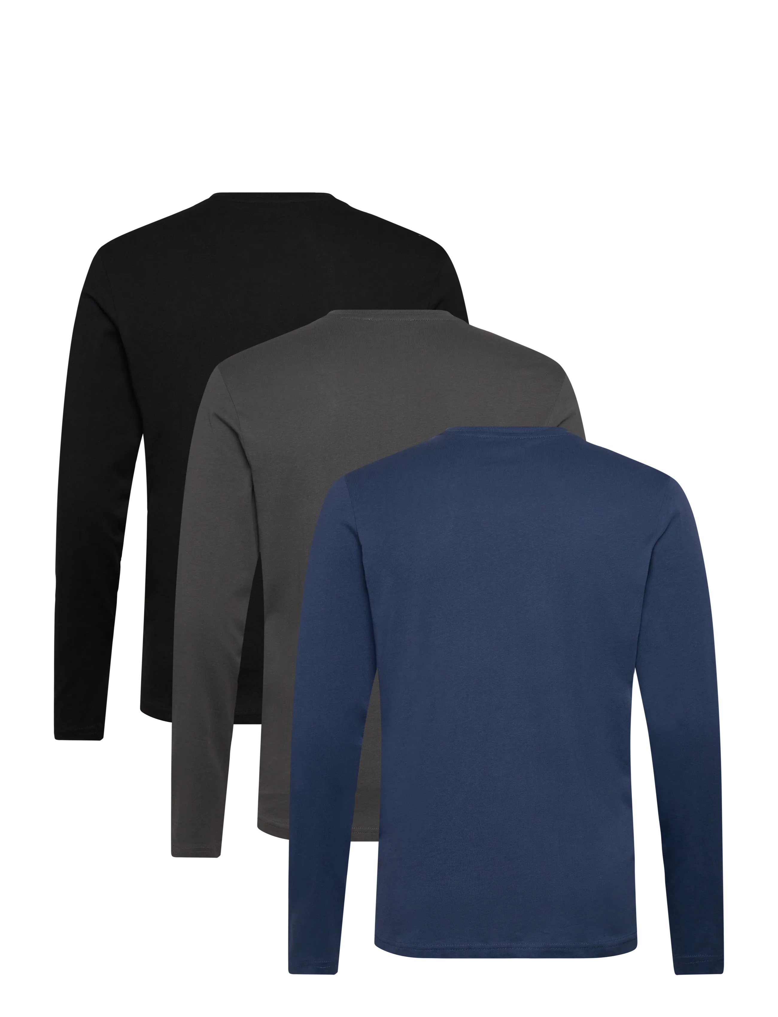 MCS - JACK REG LS 3PK MCS M TEE - prezenty urodzinowe - ensignblue/irongate/tapshoe - 1