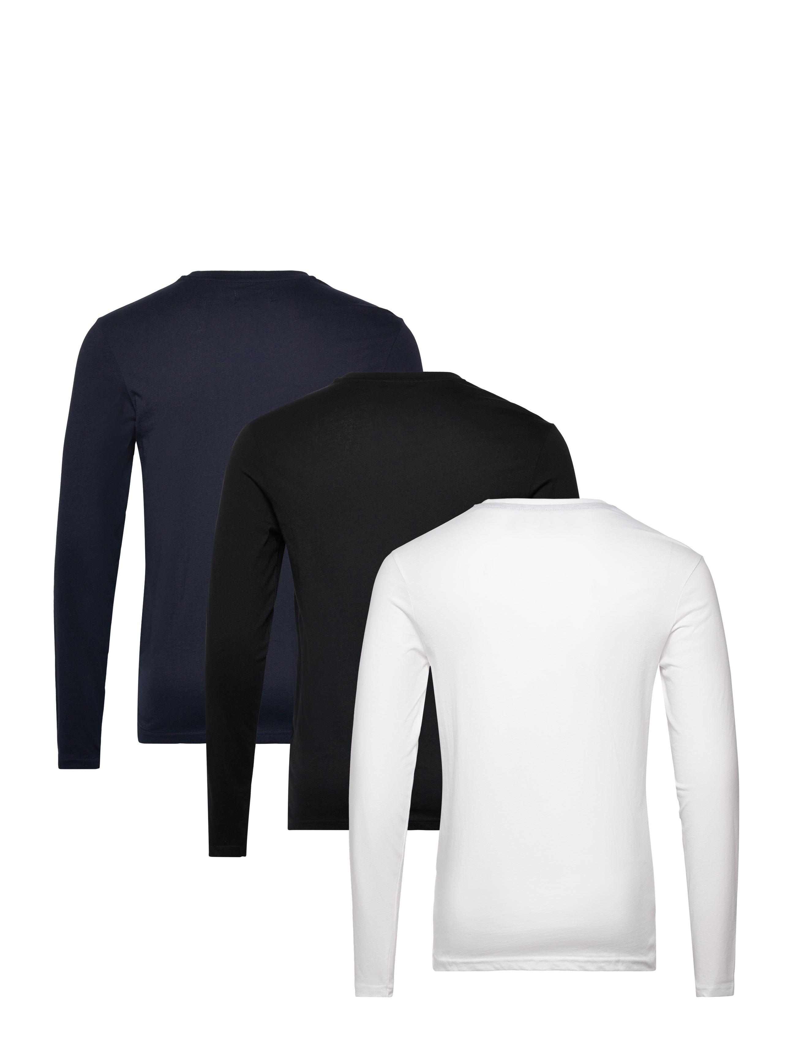 MCS - JACK REG LS 3PK MCS M TEE - fødselsdagsgaver - tap shoe/bright white/dark sap - 1