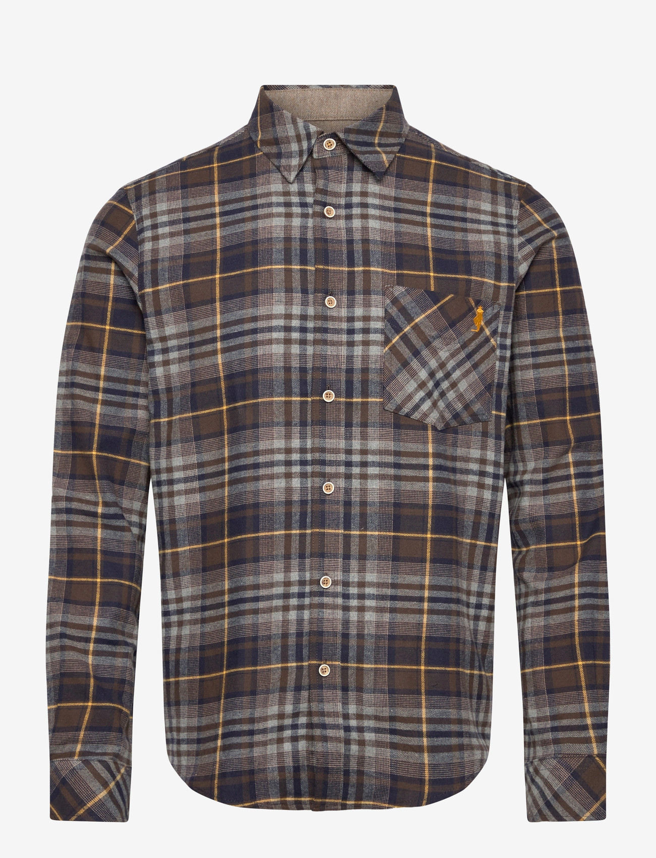 MCS - HENRY REG MCS M SHIRT - casual skjorter - otter - 1