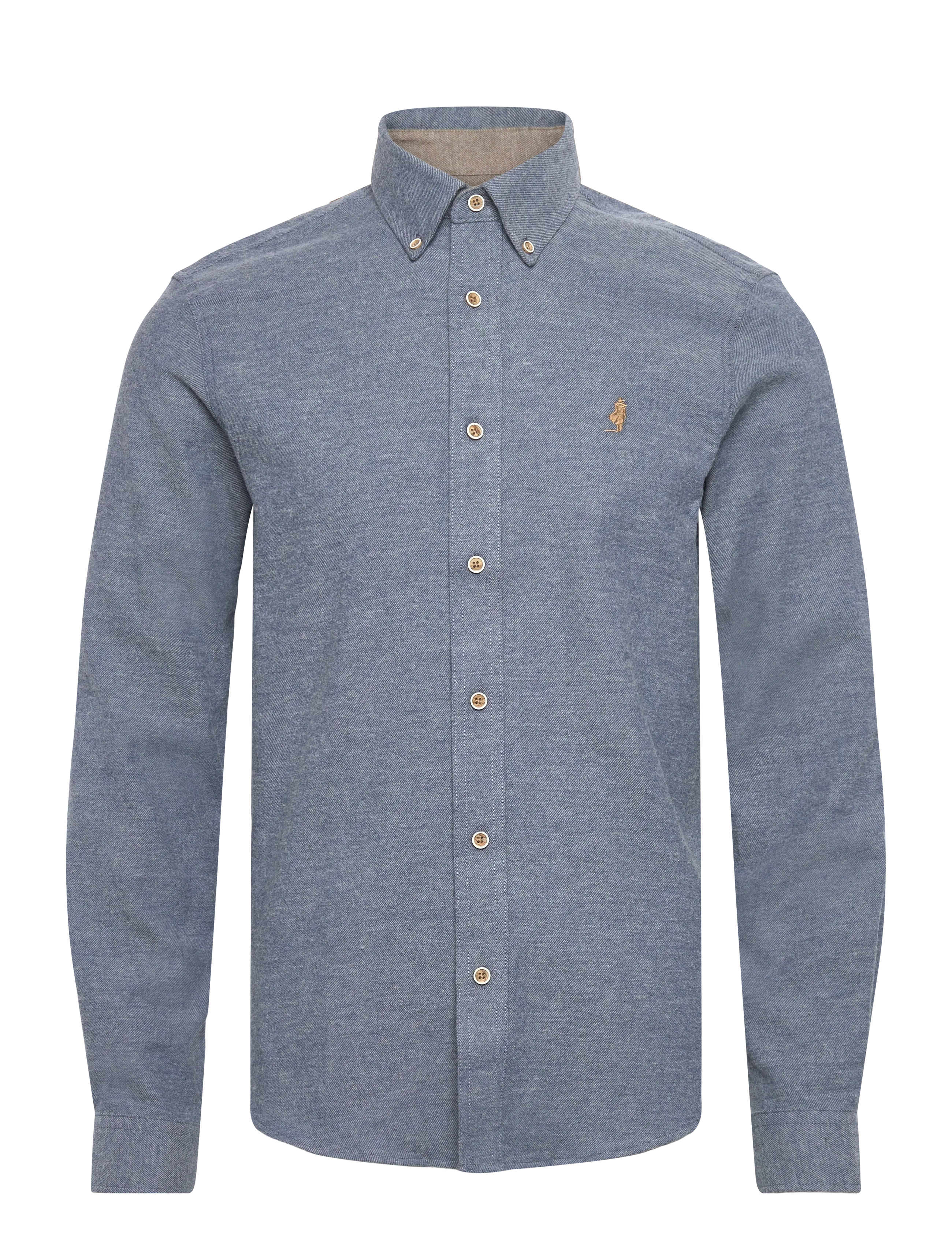 MCS ADAM REG COT PE MCS M SHIRT - Skjortor - ENSIGN MELANGE / blue