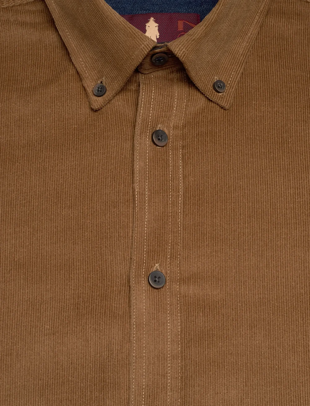 MCS - JAMES REG COR MCS M SHIRT - chemises en velours côtelé - otter - 2