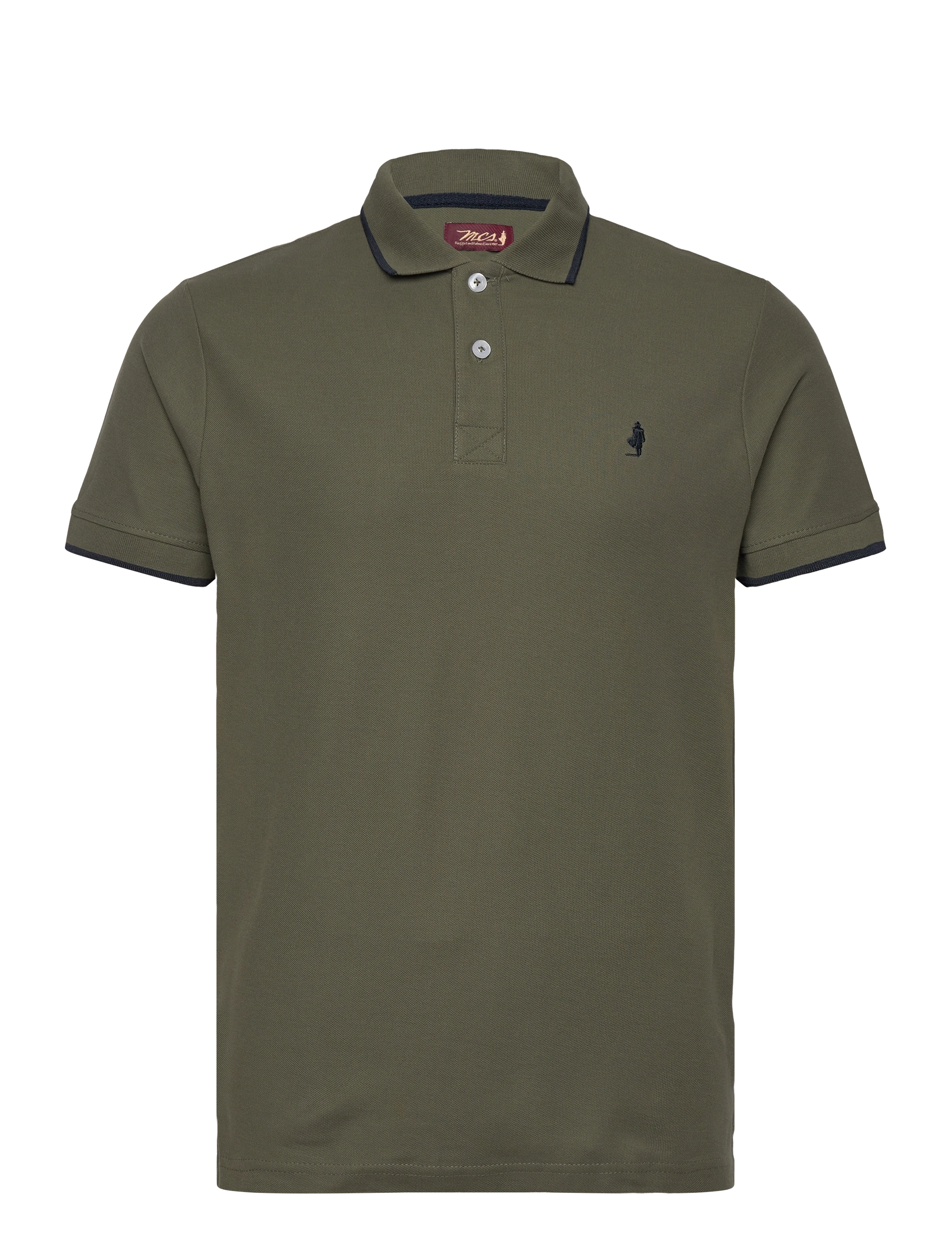 MCS River Reg Cot Pq Mcs M Polo Grün - S - Herren