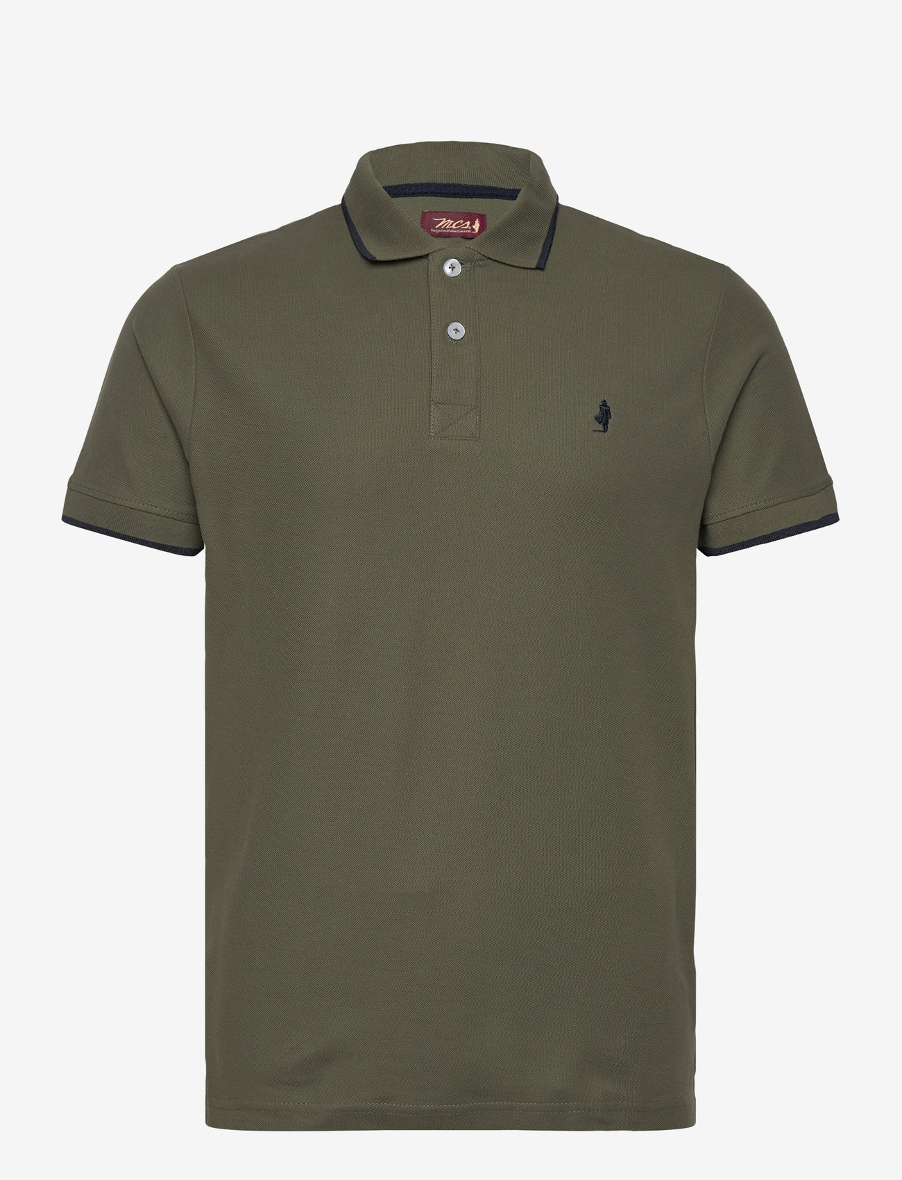 MCS - RIVER REG COT PQ MCS M POLO - basic-strickmode - beetle - 0