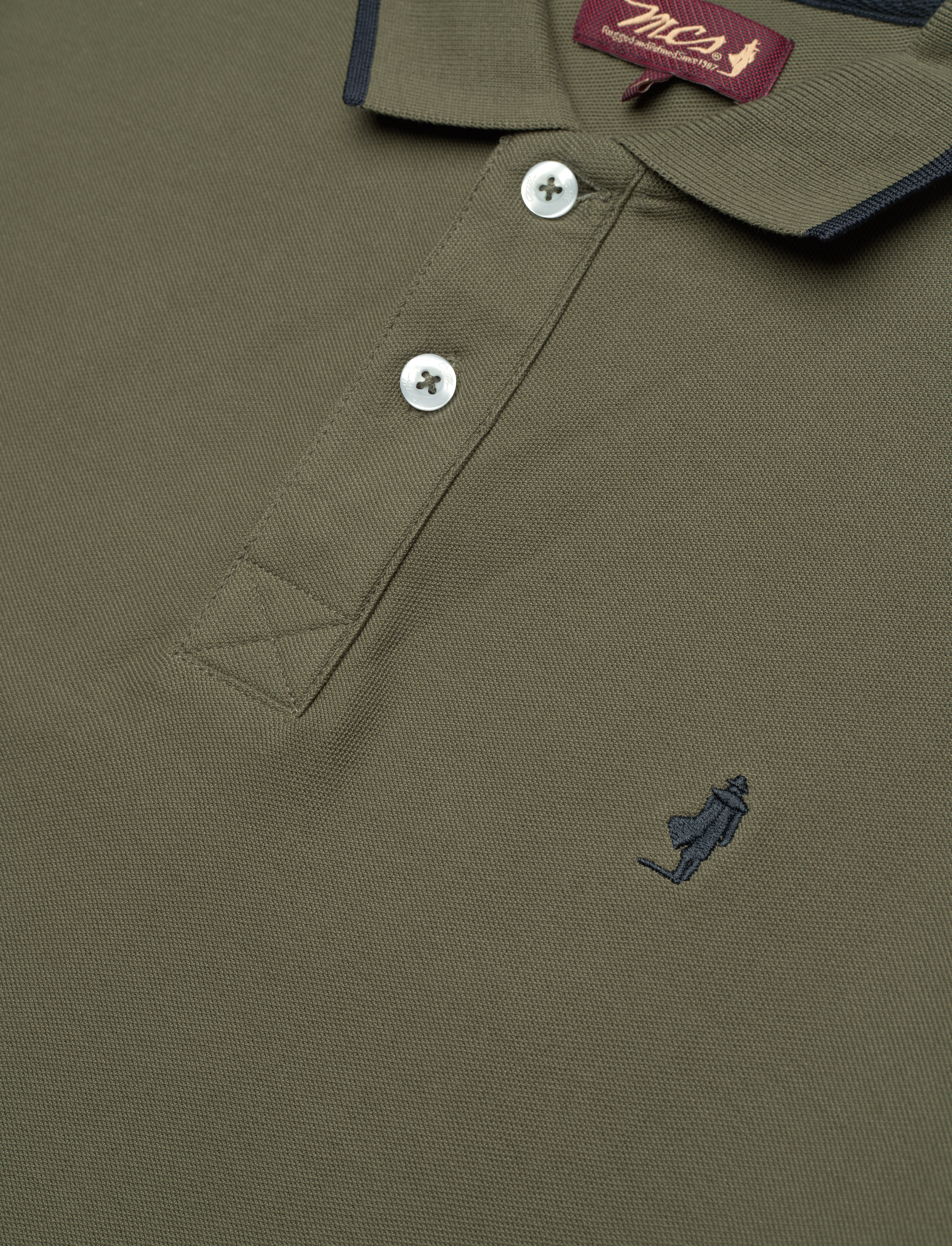 MCS - RIVER REG COT PQ MCS M POLO - strickmode - beetle - 2