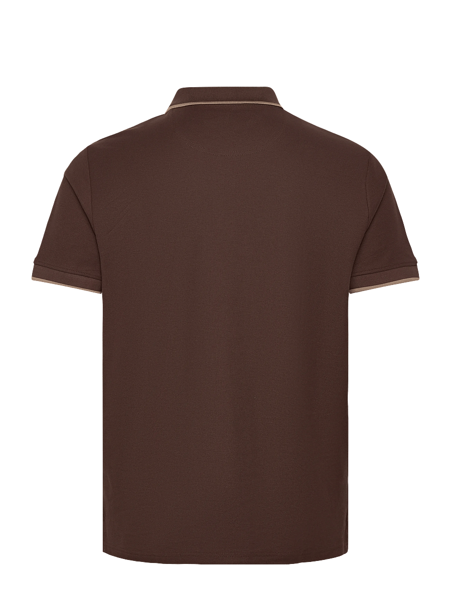 MCS - RIVER REG COT PQ MCS M POLO - knitted polos - bracken - 2