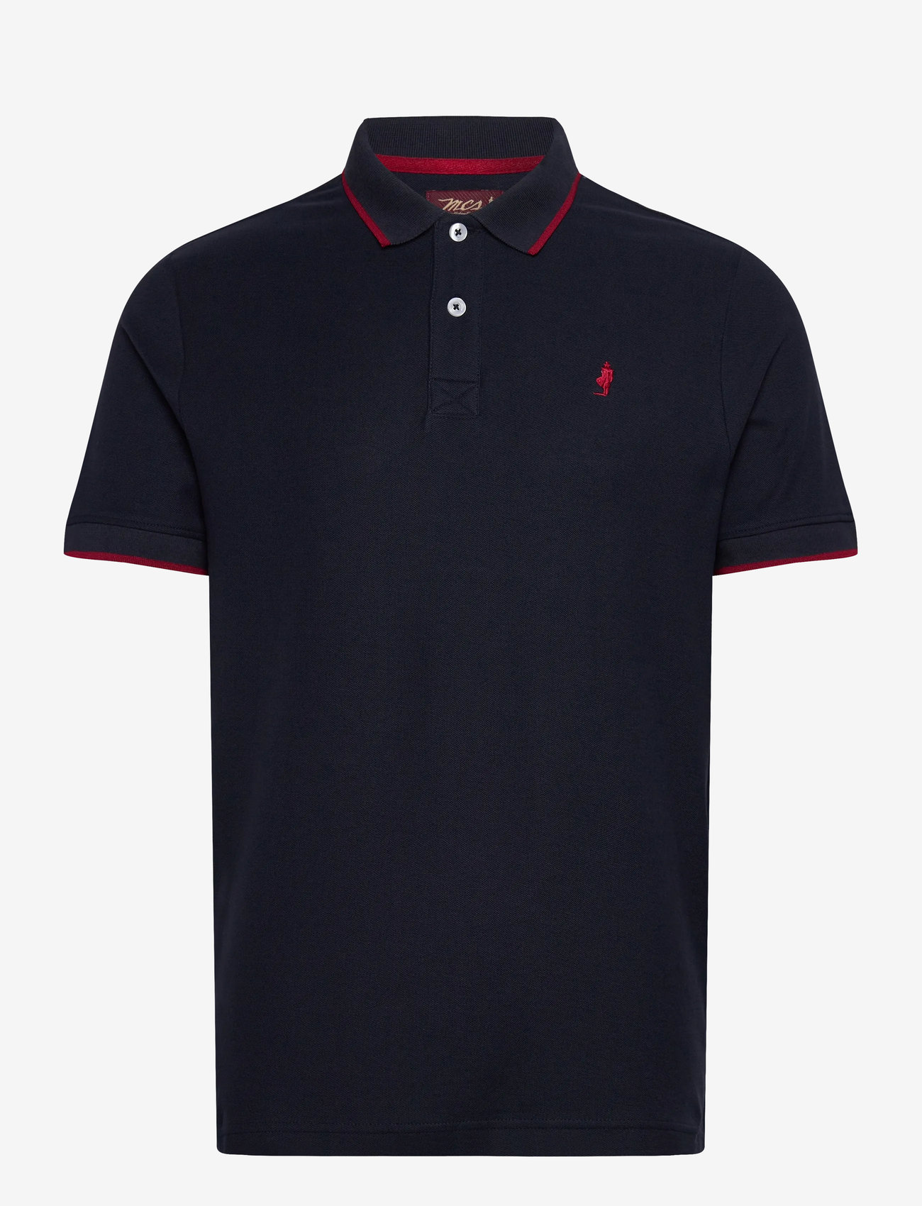 MCS - RIVER REG COT PQ MCS M POLO - lühikeste varrukatega polod - dark sapphire #1 - 0