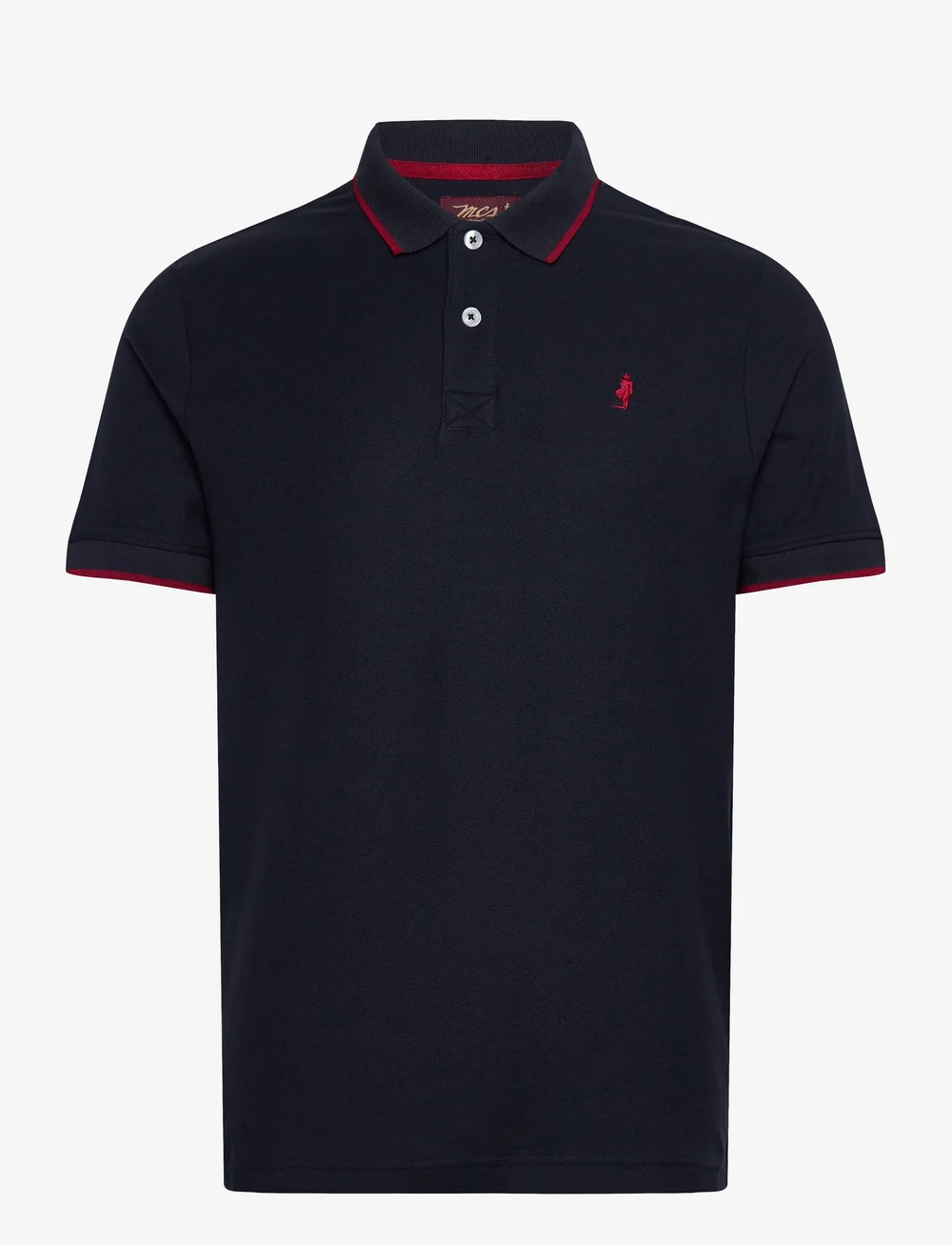 MCS - RIVER REG COT PQ MCS M POLO - kurzärmelig - dark sapphire #1 - 0
