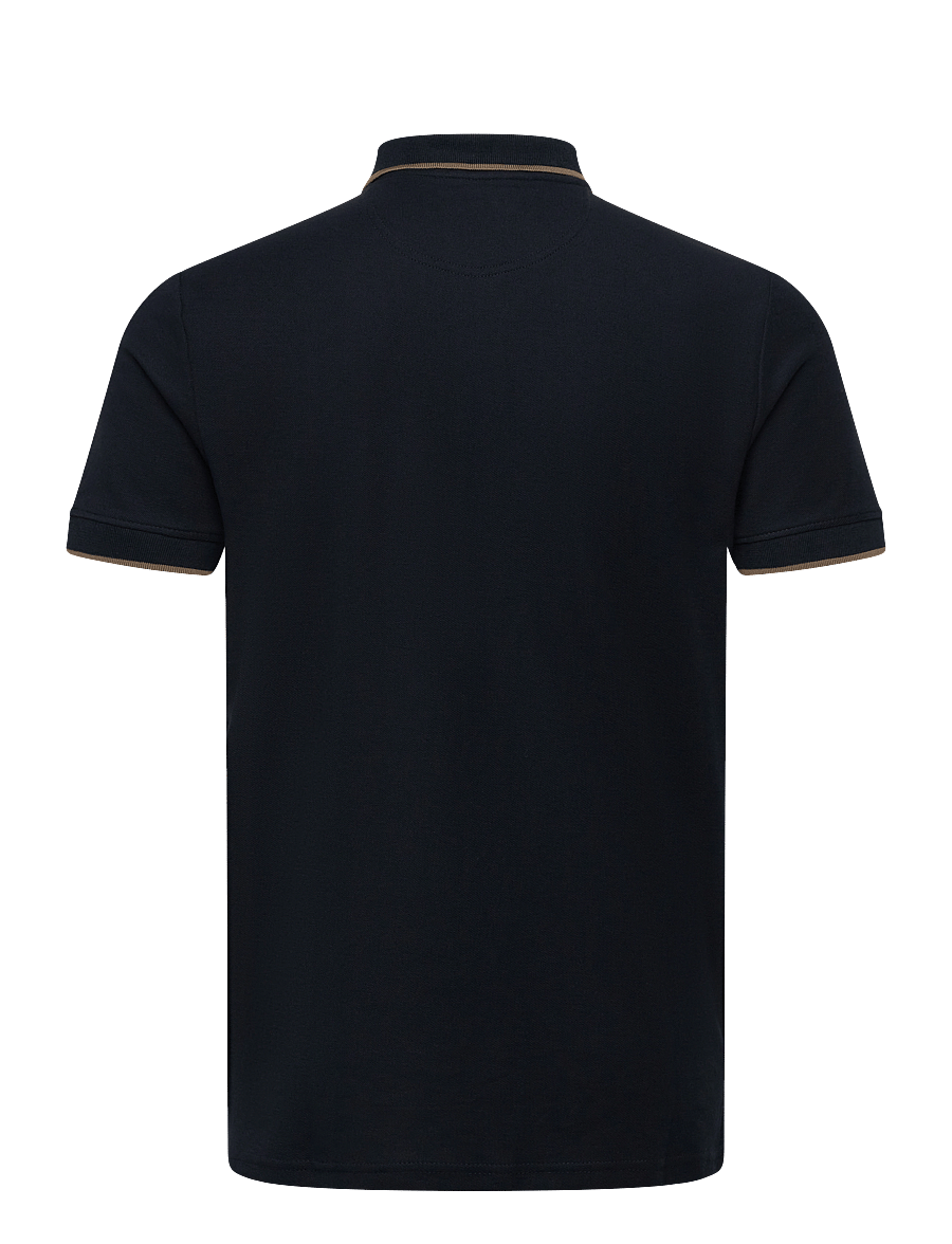 MCS - RIVER REG COT PQ MCS M POLO - knitted polos - dark sapphire - 1