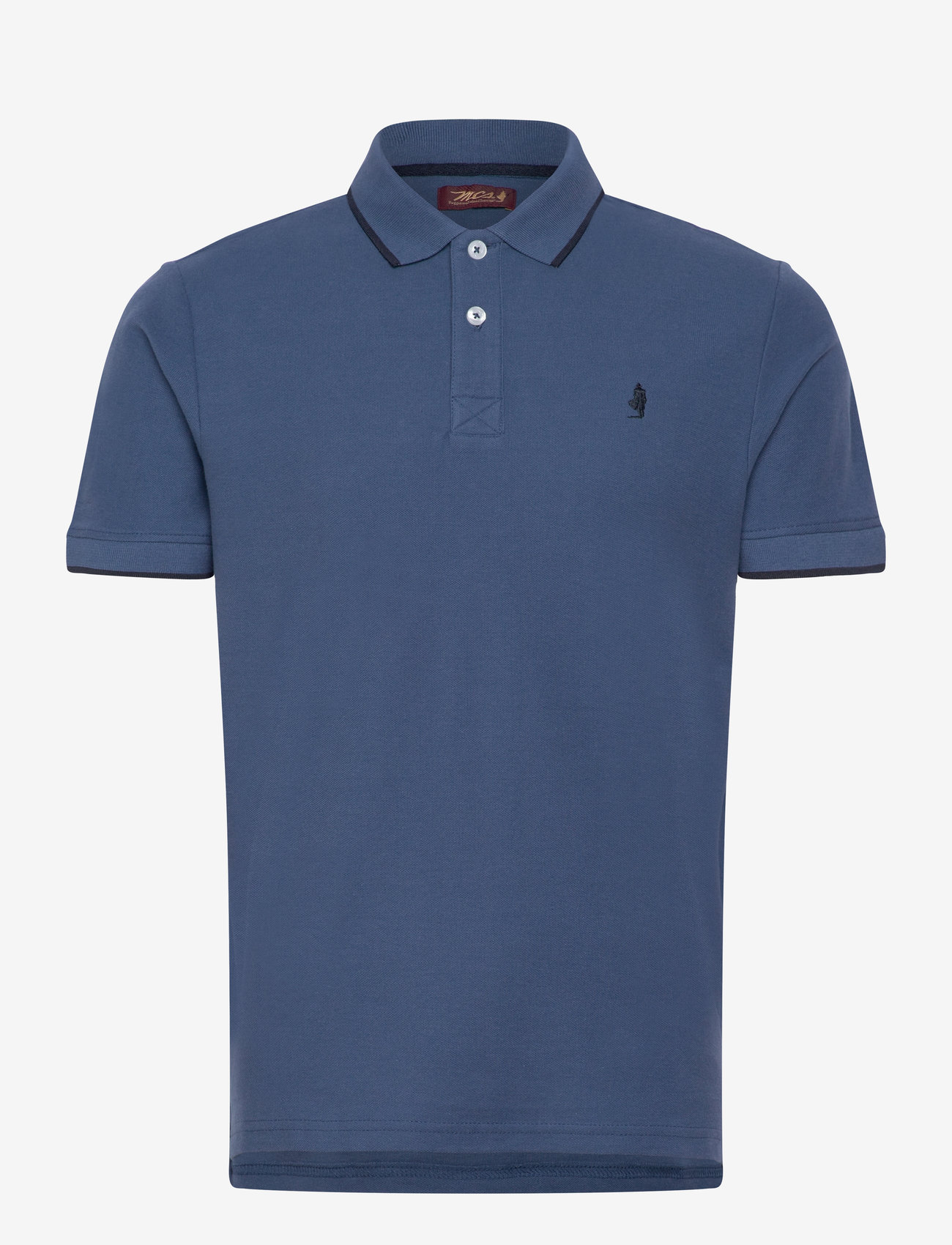MCS - RIVER REG COT PQ MCS M POLO - trøjer - ensign blue - 0