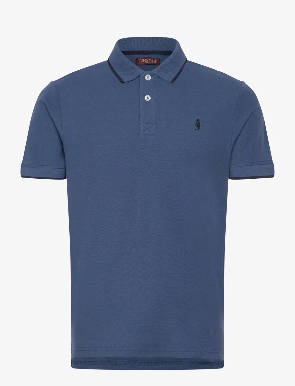 MCS - RIVER REG COT PQ MCS M POLO - kortærmede poloer - ensign blue - 0