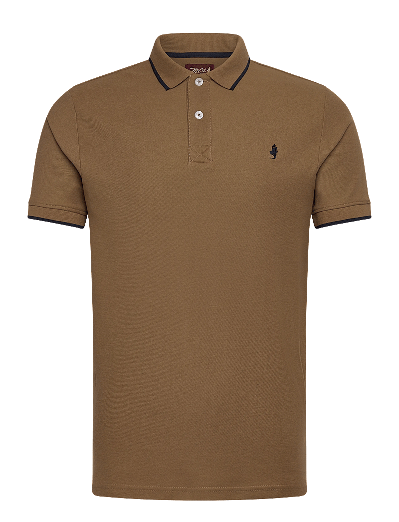 MCS - RIVER REG COT PQ MCS M POLO - kortærmede poloer - otter - 0