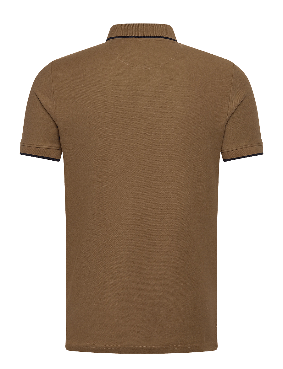 MCS - RIVER REG COT PQ MCS M POLO - knitted polos - otter - 1
