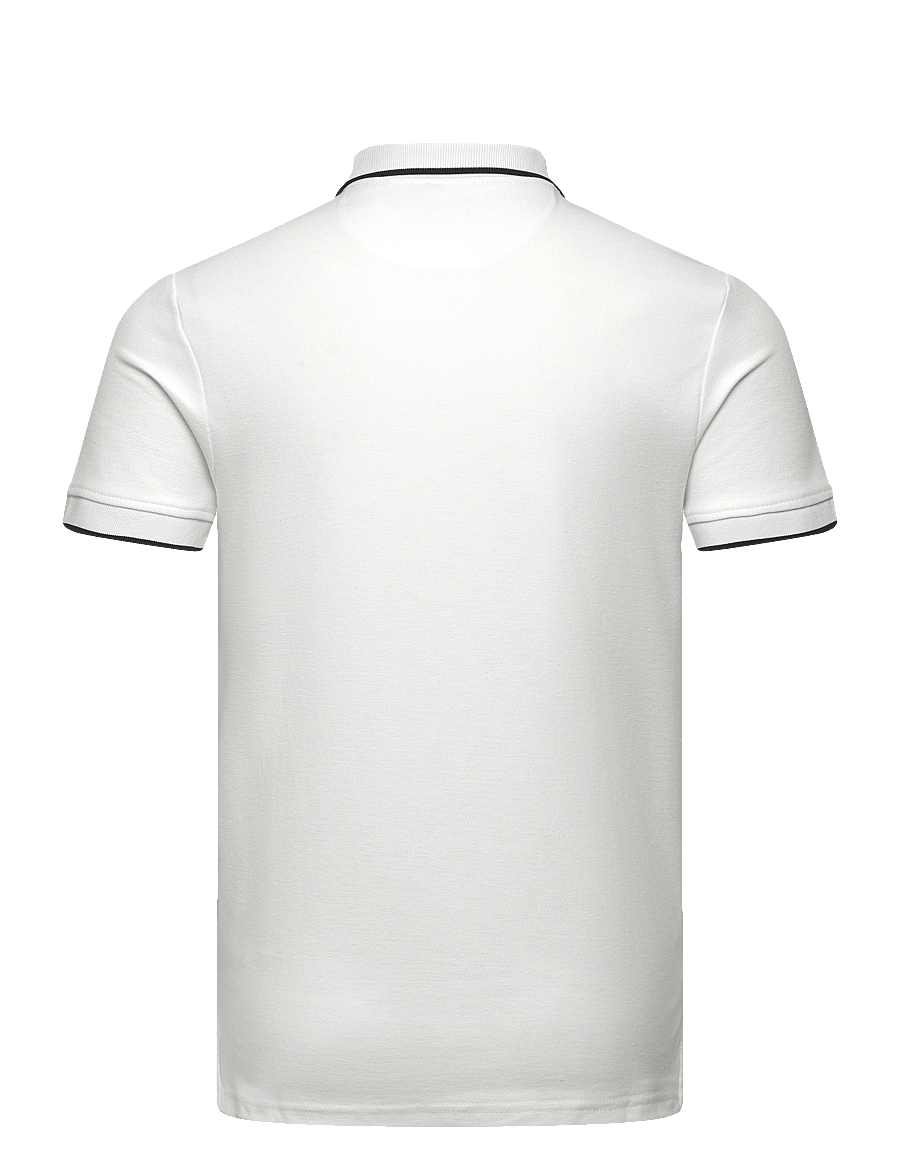 MCS - RIVER REG COT PQ MCS M POLO - knitted polos - white - 1