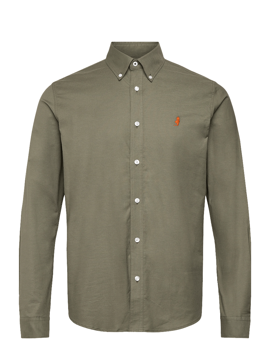 MCS - GREG REG COT MCS M SHIRT - freizeithemden - beetle - 0
