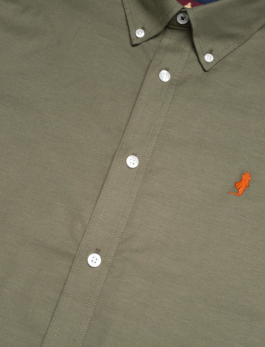 MCS - GREG REG COT MCS M SHIRT - freizeithemden - beetle - 3