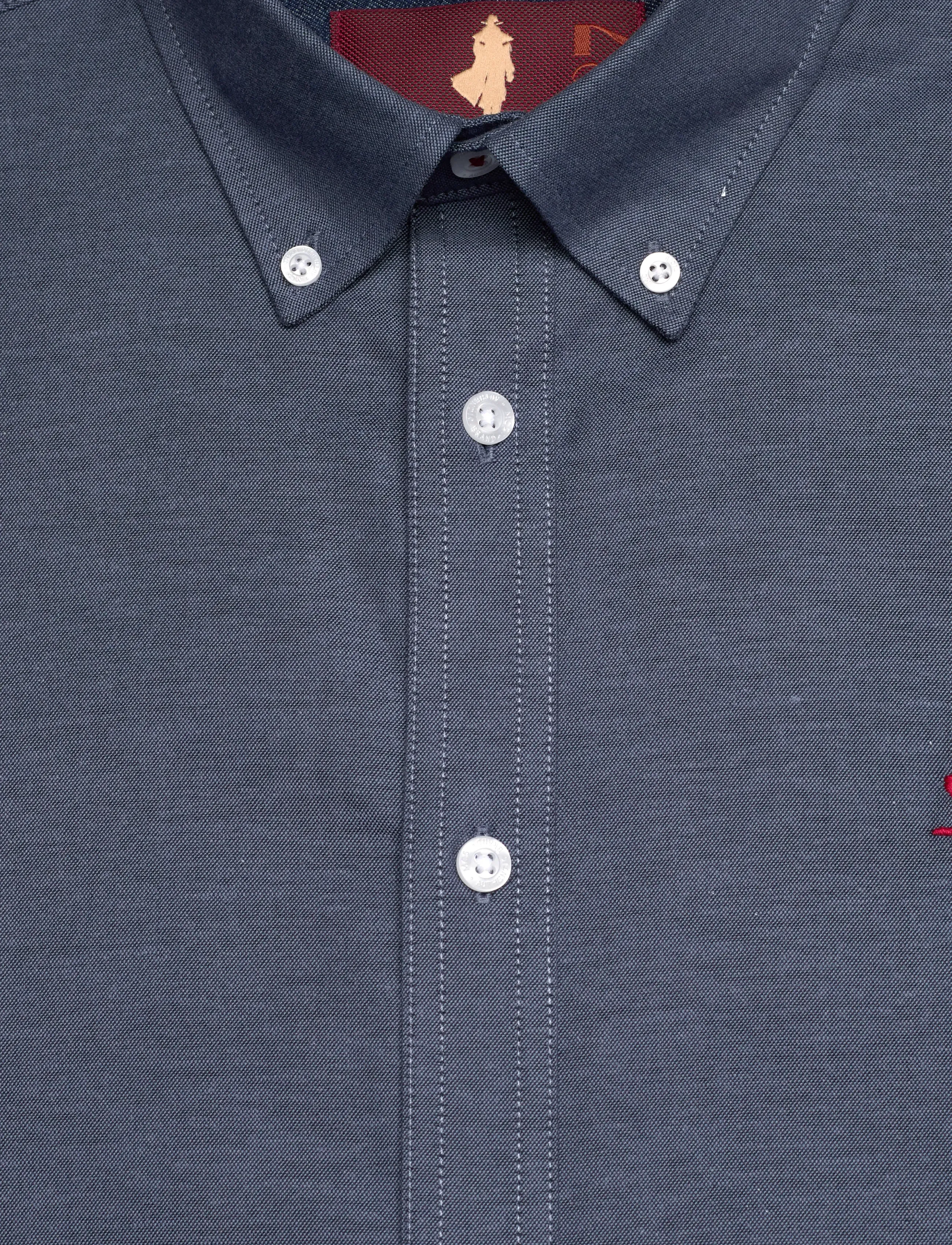 MCS - GREG REG COT MCS M SHIRT - casual skjortor - dark sapphire - 2