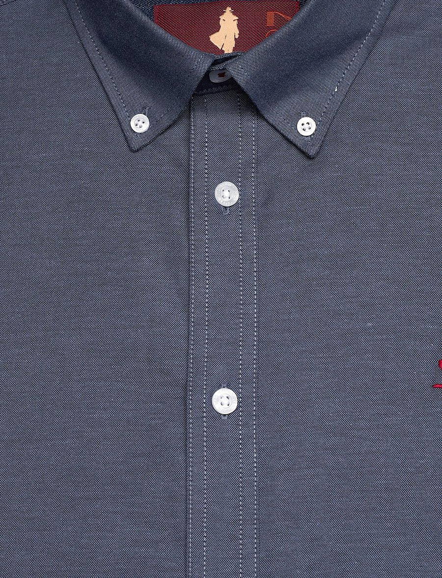 MCS - GREG REG COT MCS M SHIRT - vabaajasärgid - dark sapphire - 2