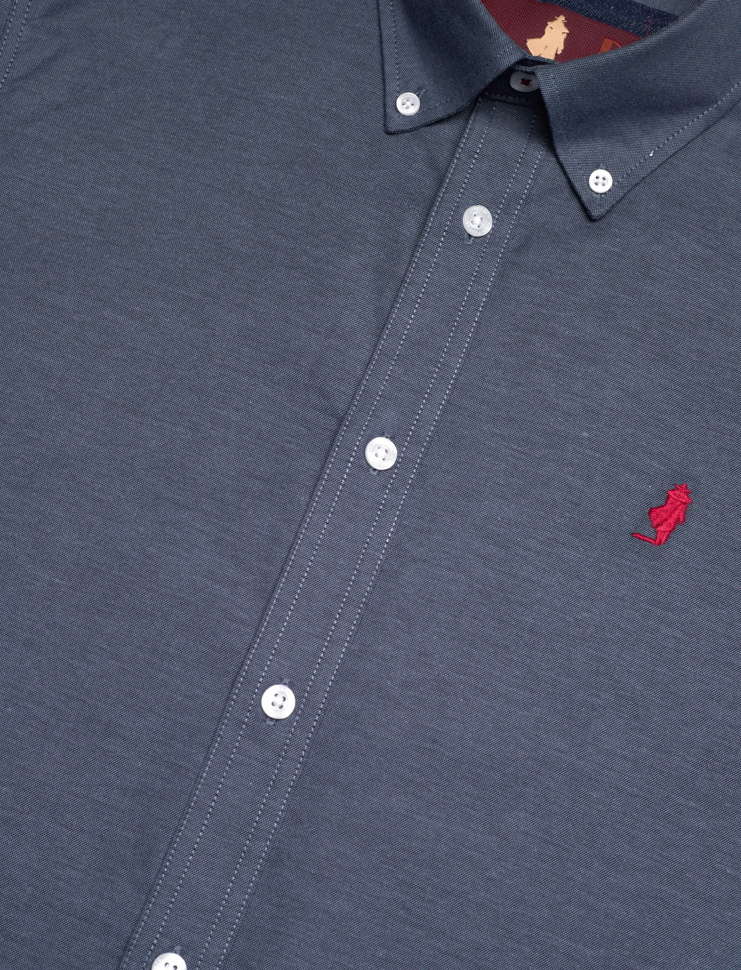 MCS - GREG REG COT MCS M SHIRT - casual skjortor - dark sapphire - 3