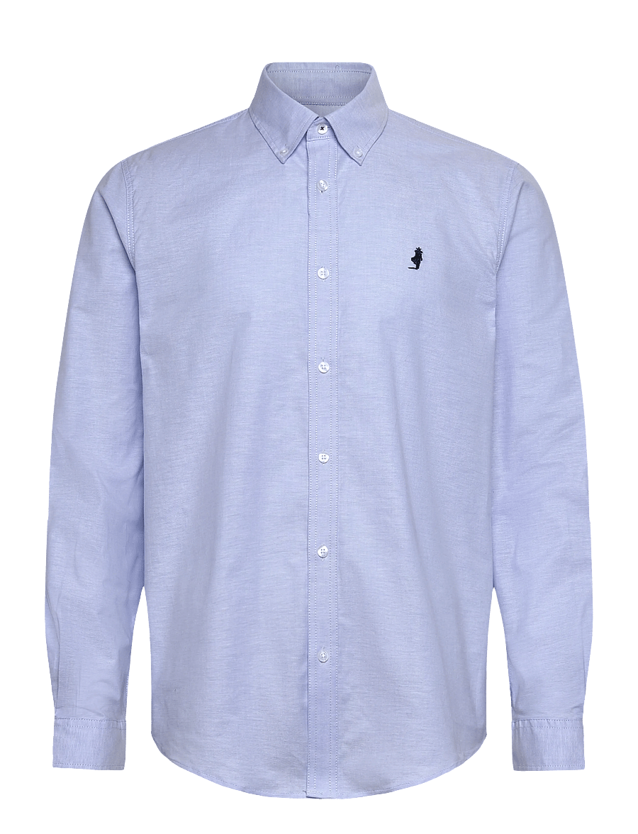 MCS - GREG REG COT MCS M SHIRT - freizeithemden - light blue - 0