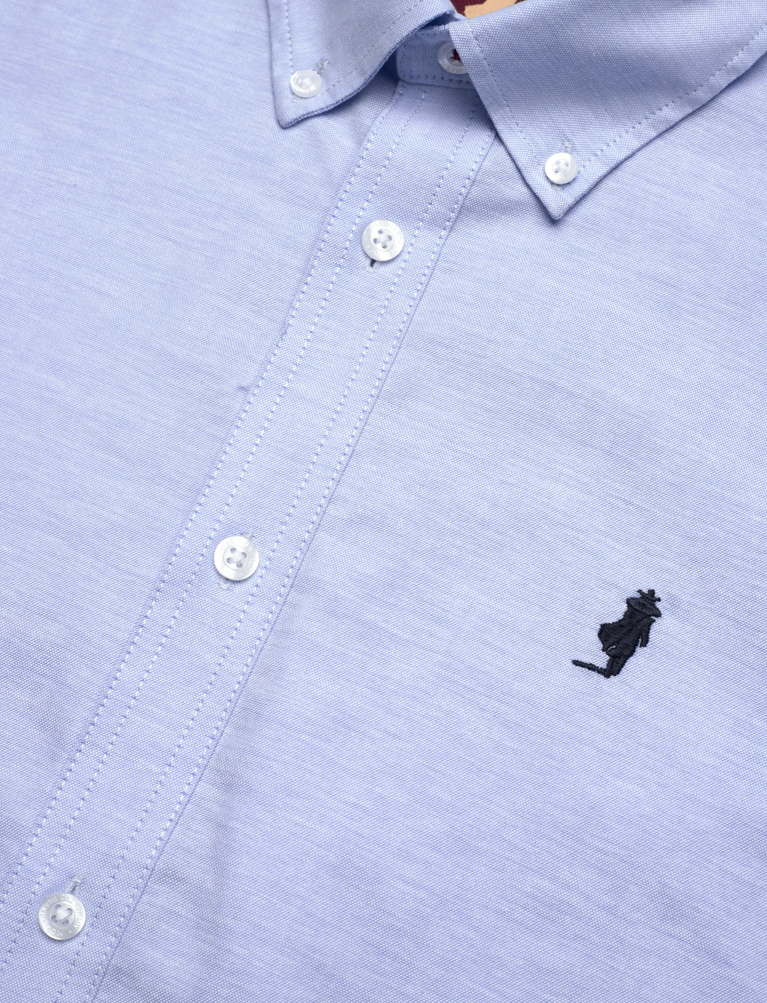 MCS - GREG REG COT MCS M SHIRT - casual skjorter - light blue - 3