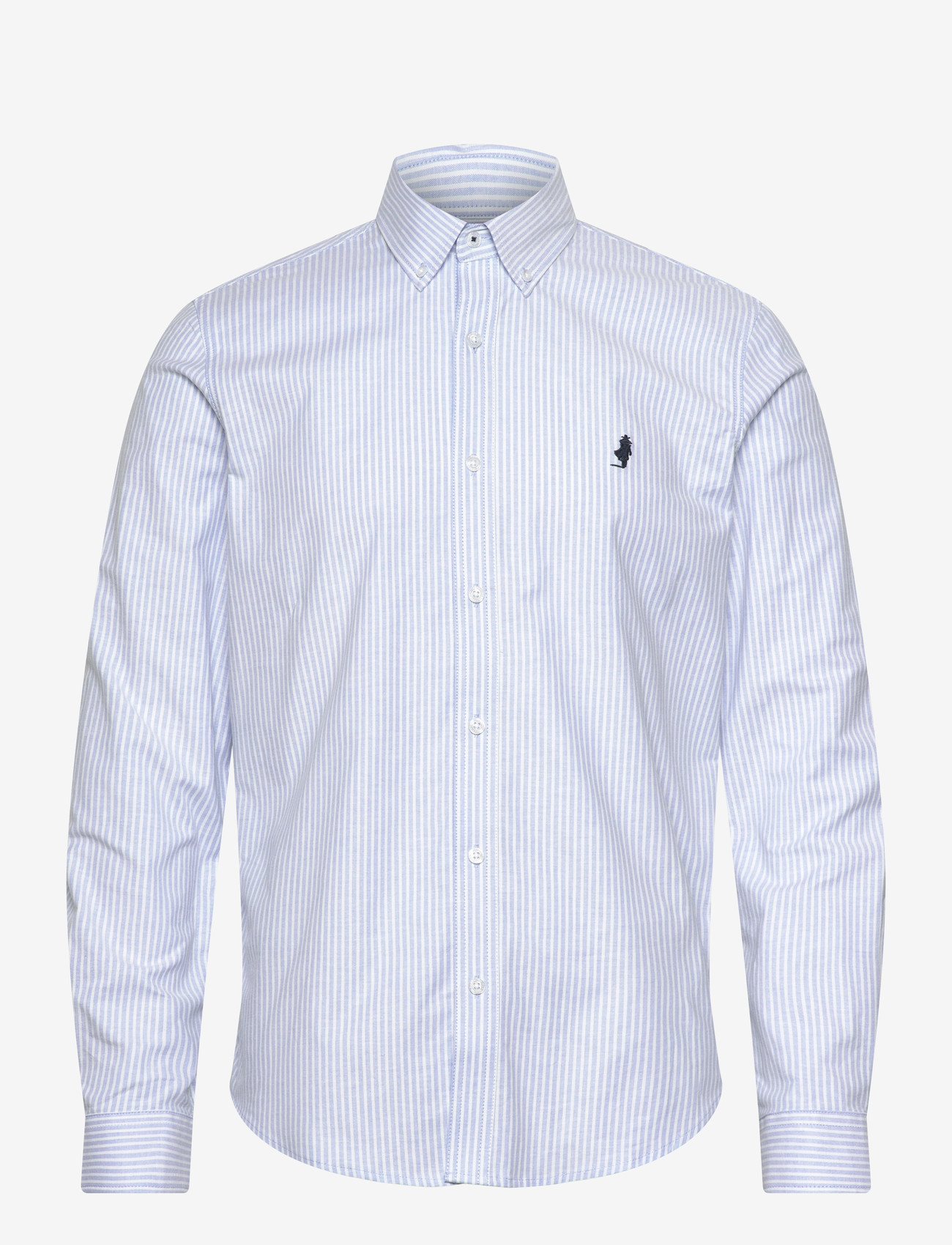 MCS GREG REG COT MCS M SHIRT - Clothing - LIGHT BLUE STRIPE / white