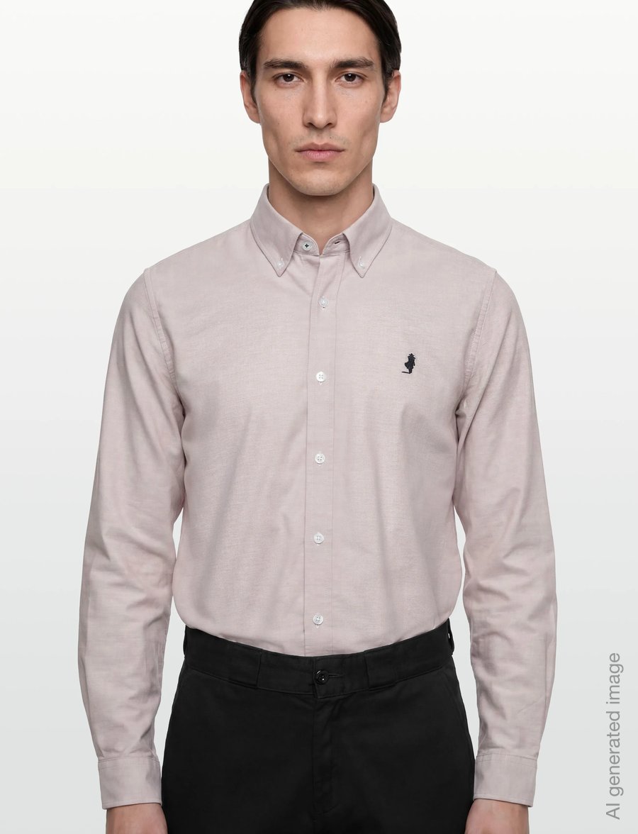 MCS - GREG REG COT MCS M SHIRT - freizeithemden - silver mink - 3