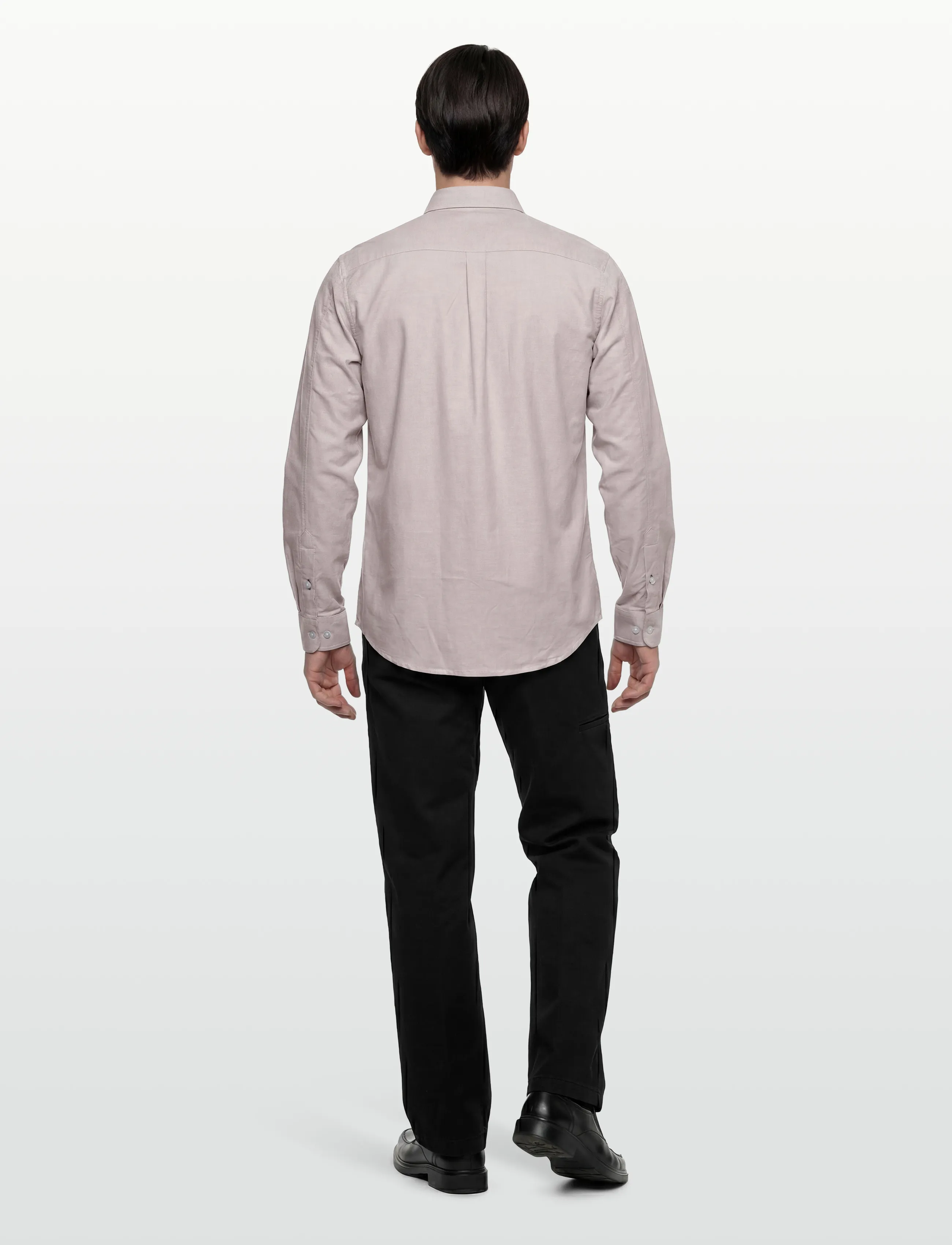 MCS - GREG REG COT MCS M SHIRT - casual skjorter - silver mink - 4