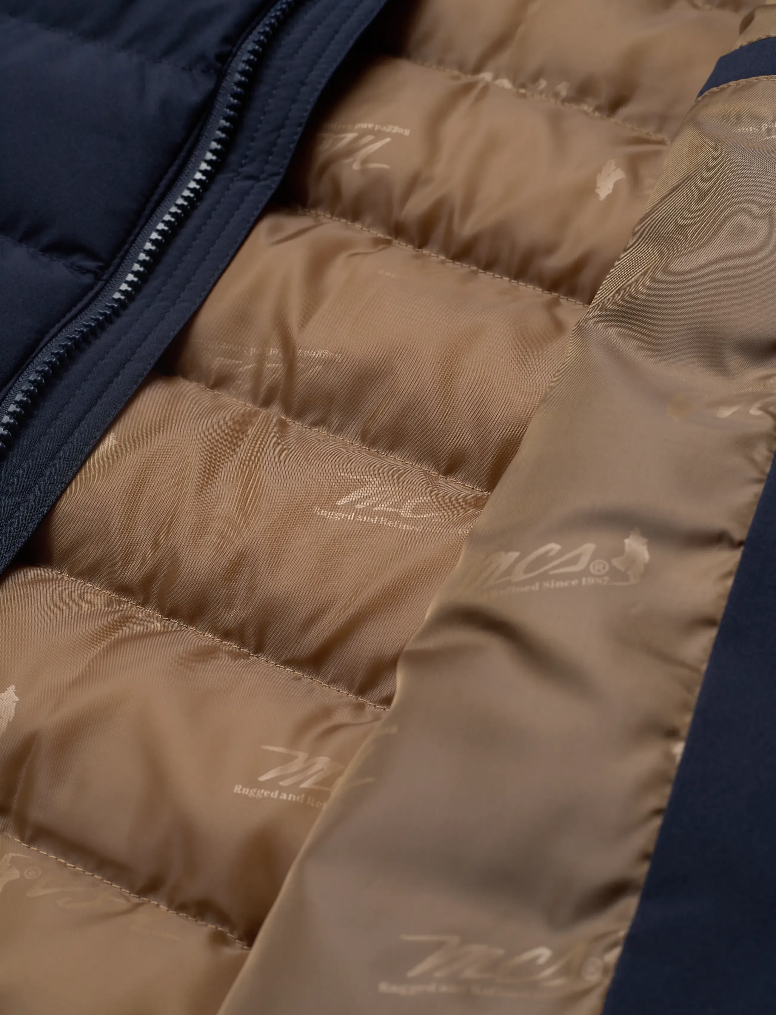 MCS - AIDAN REG VEST MCS M OTW - down jackets - dark sapphire - 4