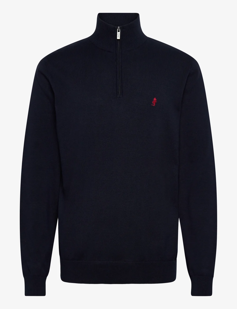 MCS - ELI HZ REG MCS M KNIT - pullover mit halbem reißverschluss - dark sapphire - 0