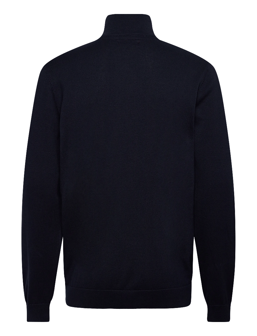 MCS - ELI HZ REG MCS M KNIT - half zip jumpers - dark sapphire - 1